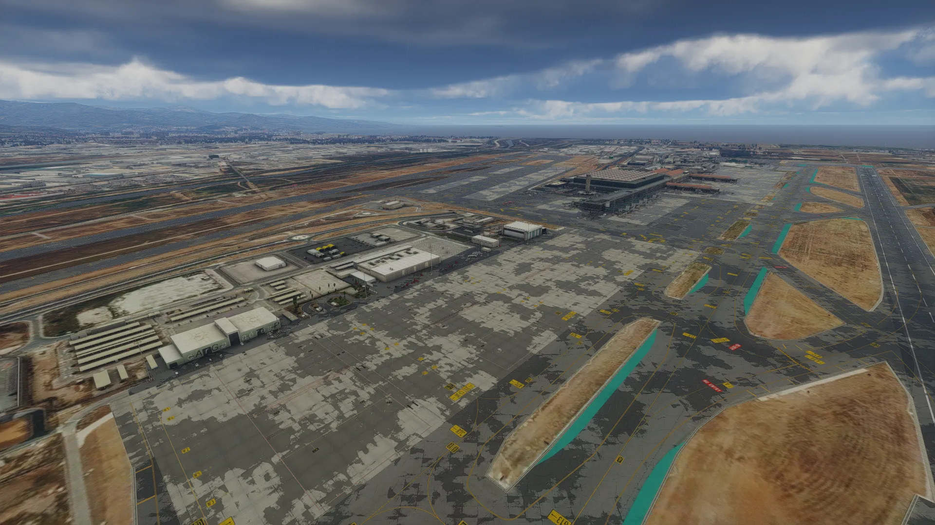 Аэропорт LEMG ( Малага, Испания )