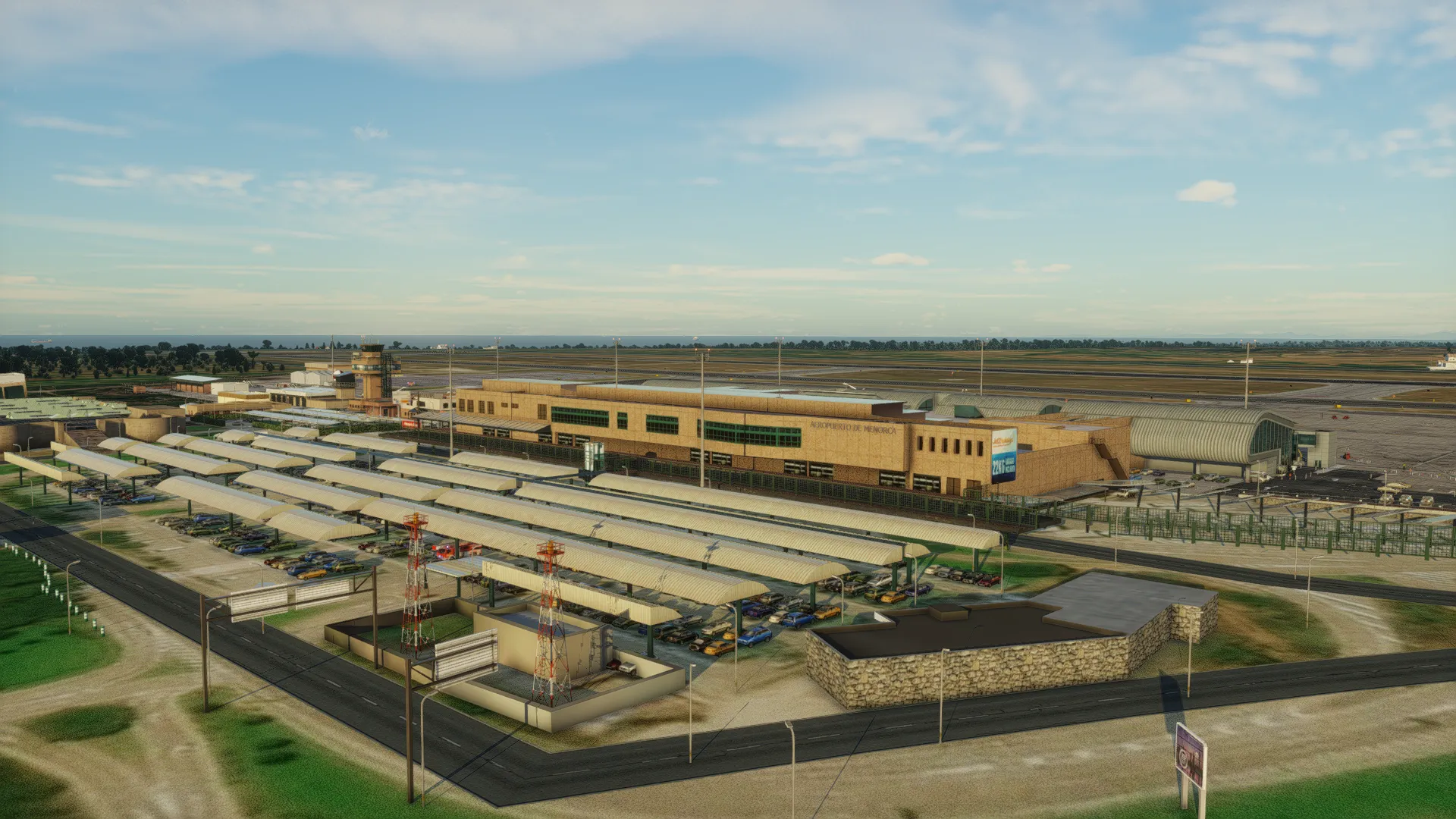 Аэропорт LEMH ( Менорка, Испания )