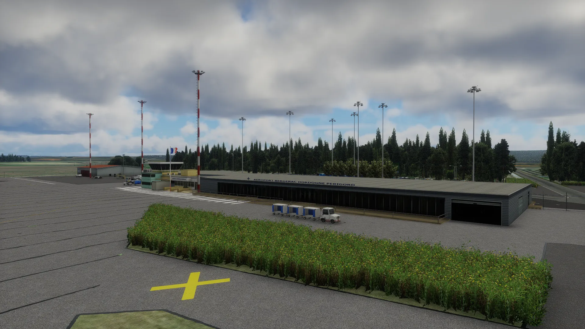 Аэропорт LFBE ( Бержерак, Франция )