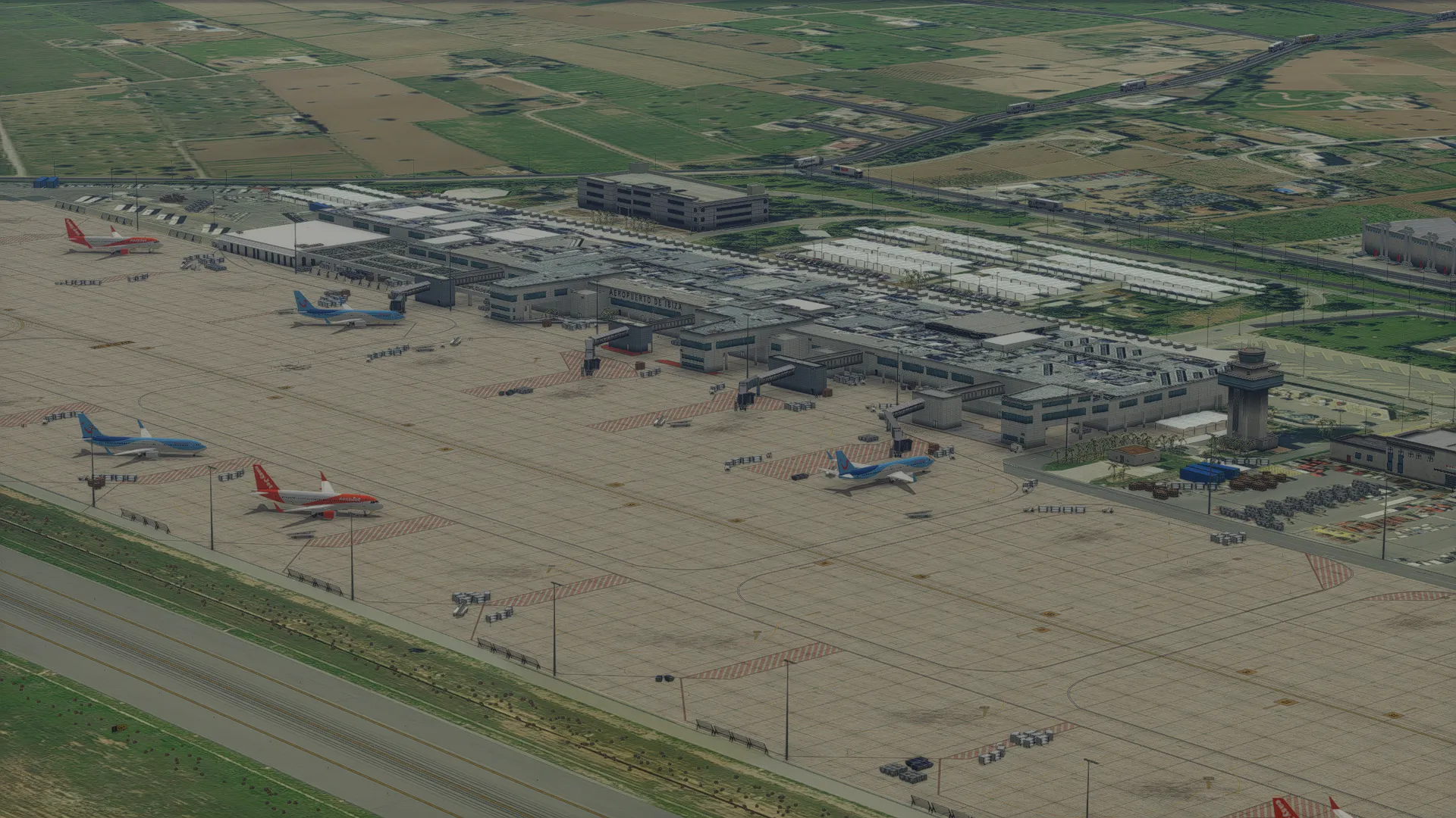 Аэропорт LEIB ( Ибица, Испания )