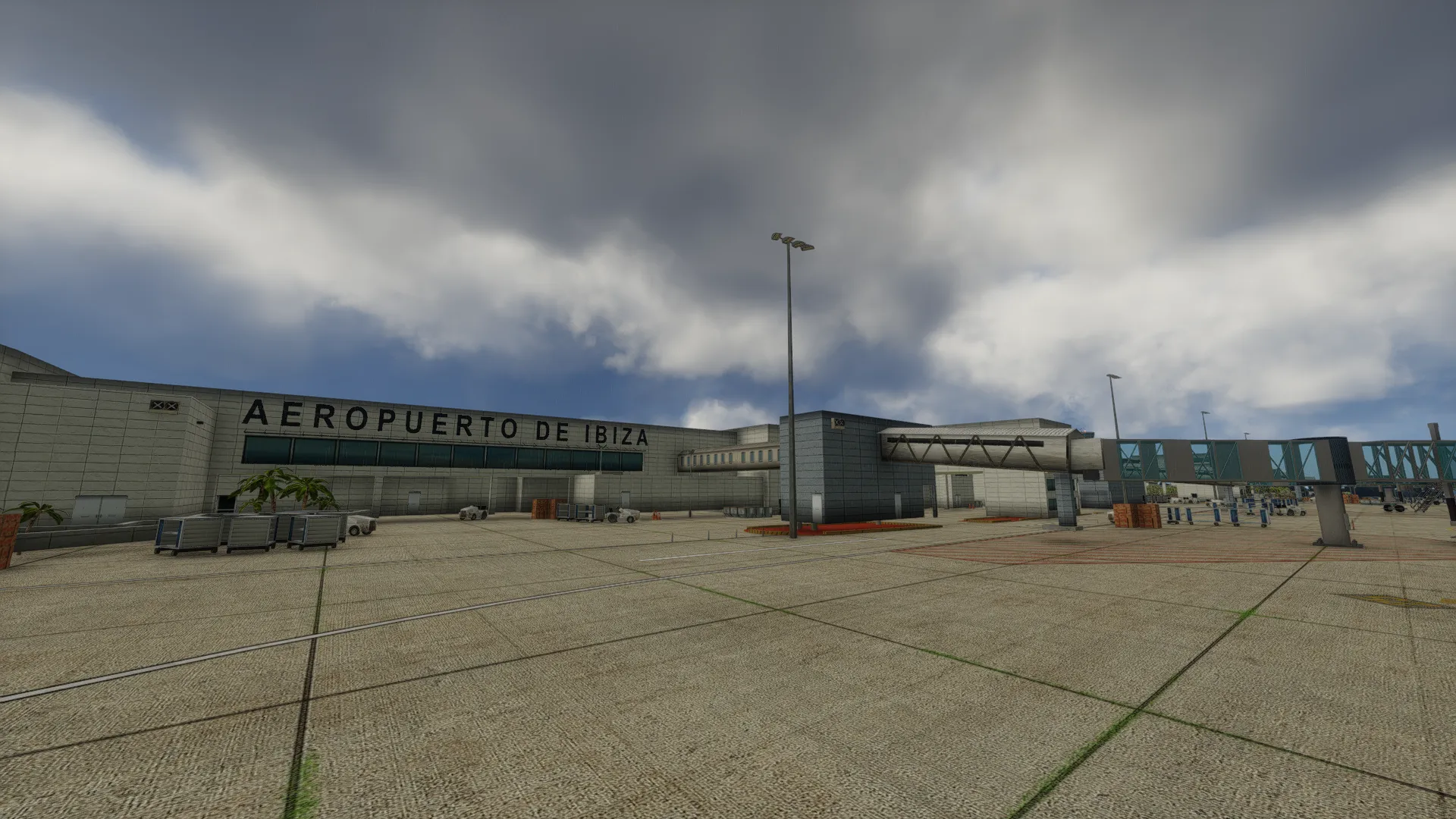 Аэропорт LEIB ( Ибица, Испания )