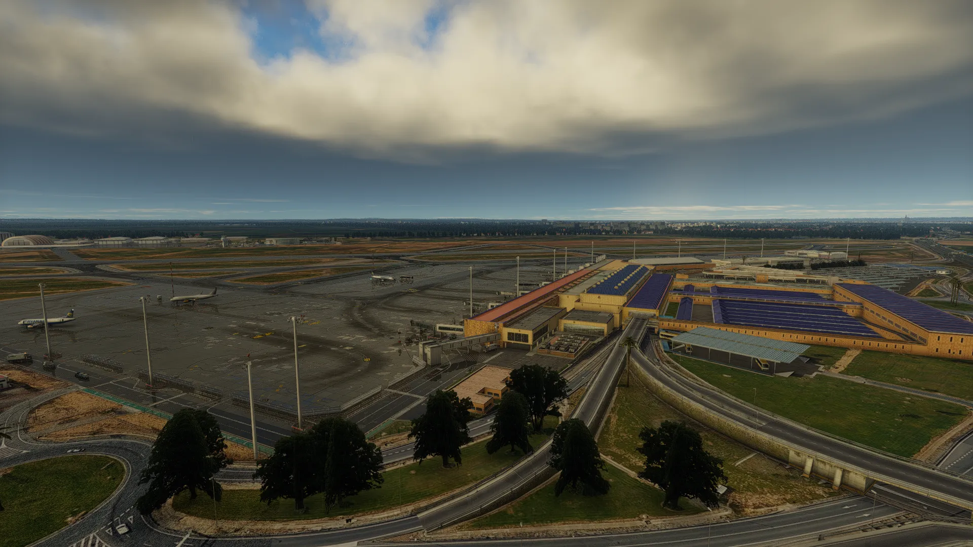 Аэропорт LEZL ( Севилья, Испания ) + лэндмарки