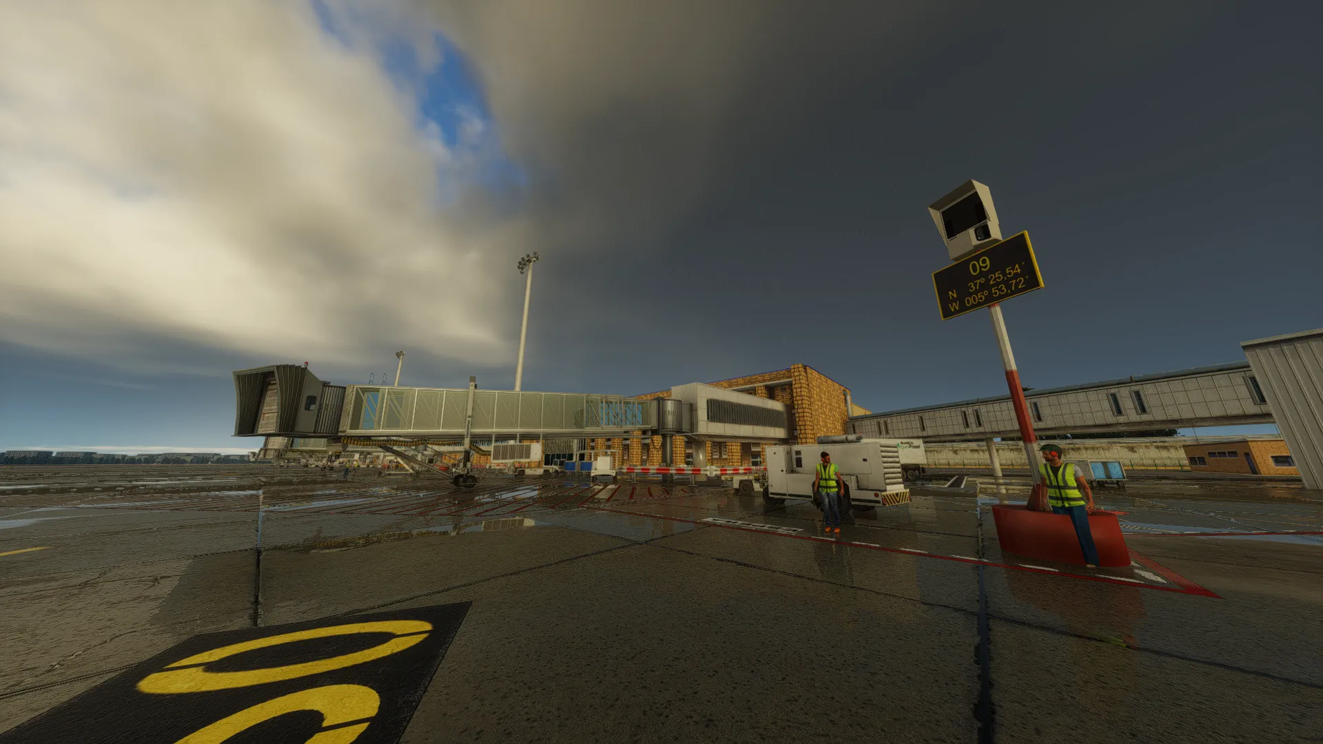 Аэропорт LEZL ( Севилья, Испания ) + лэндмарки