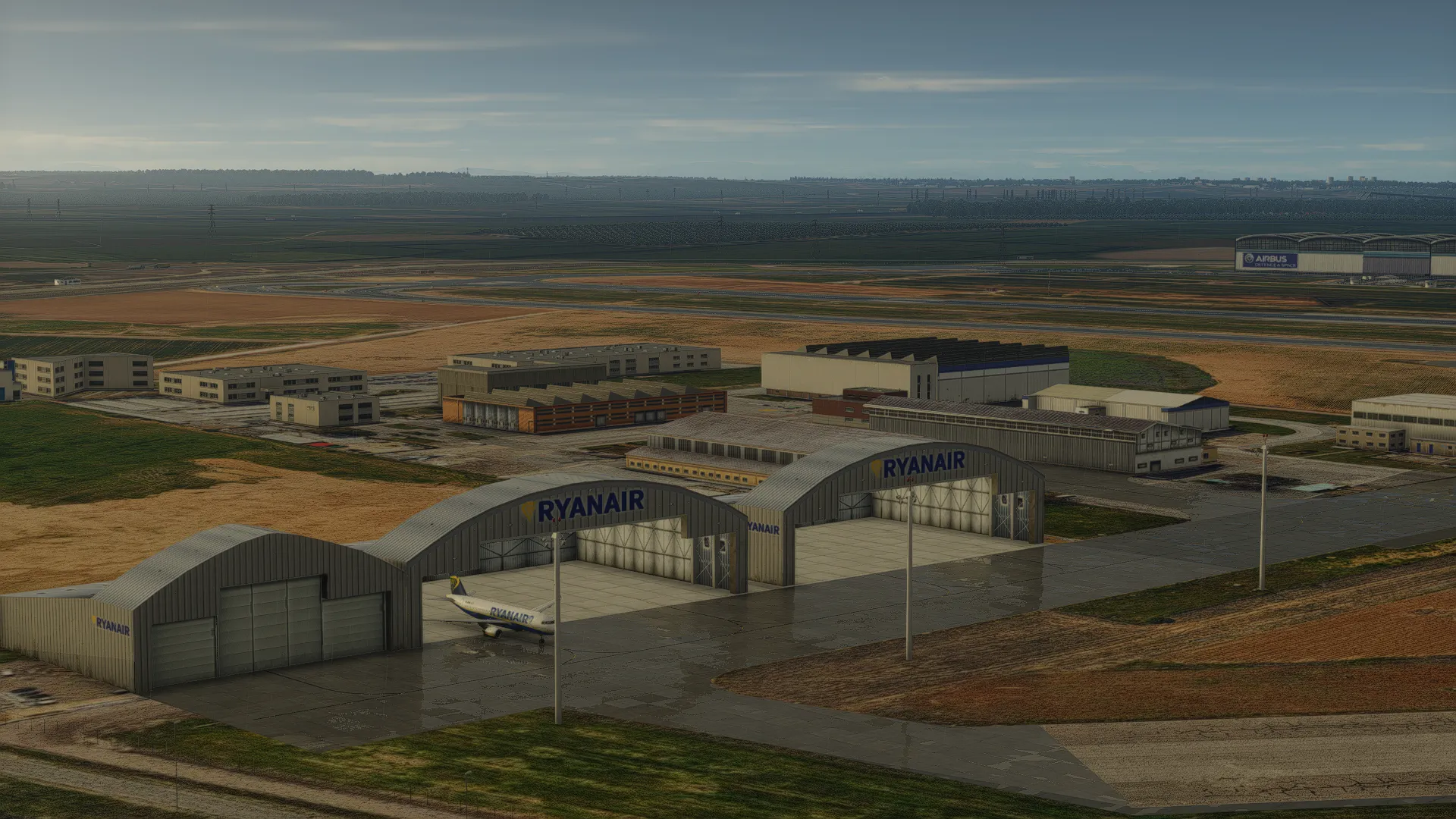 Аэропорт LEZL ( Севилья, Испания ) + лэндмарки