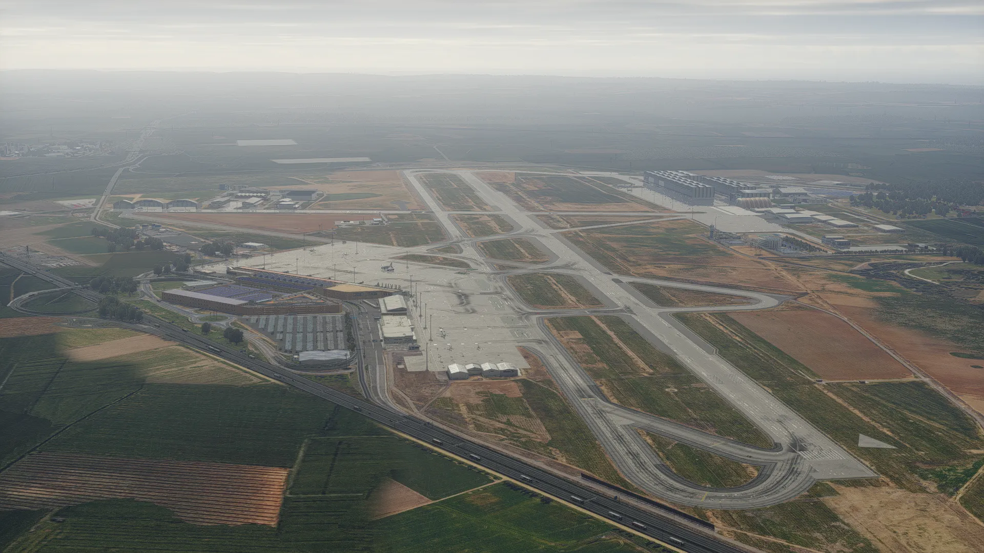 Аэропорт LEZL ( Севилья, Испания ) + лэндмарки