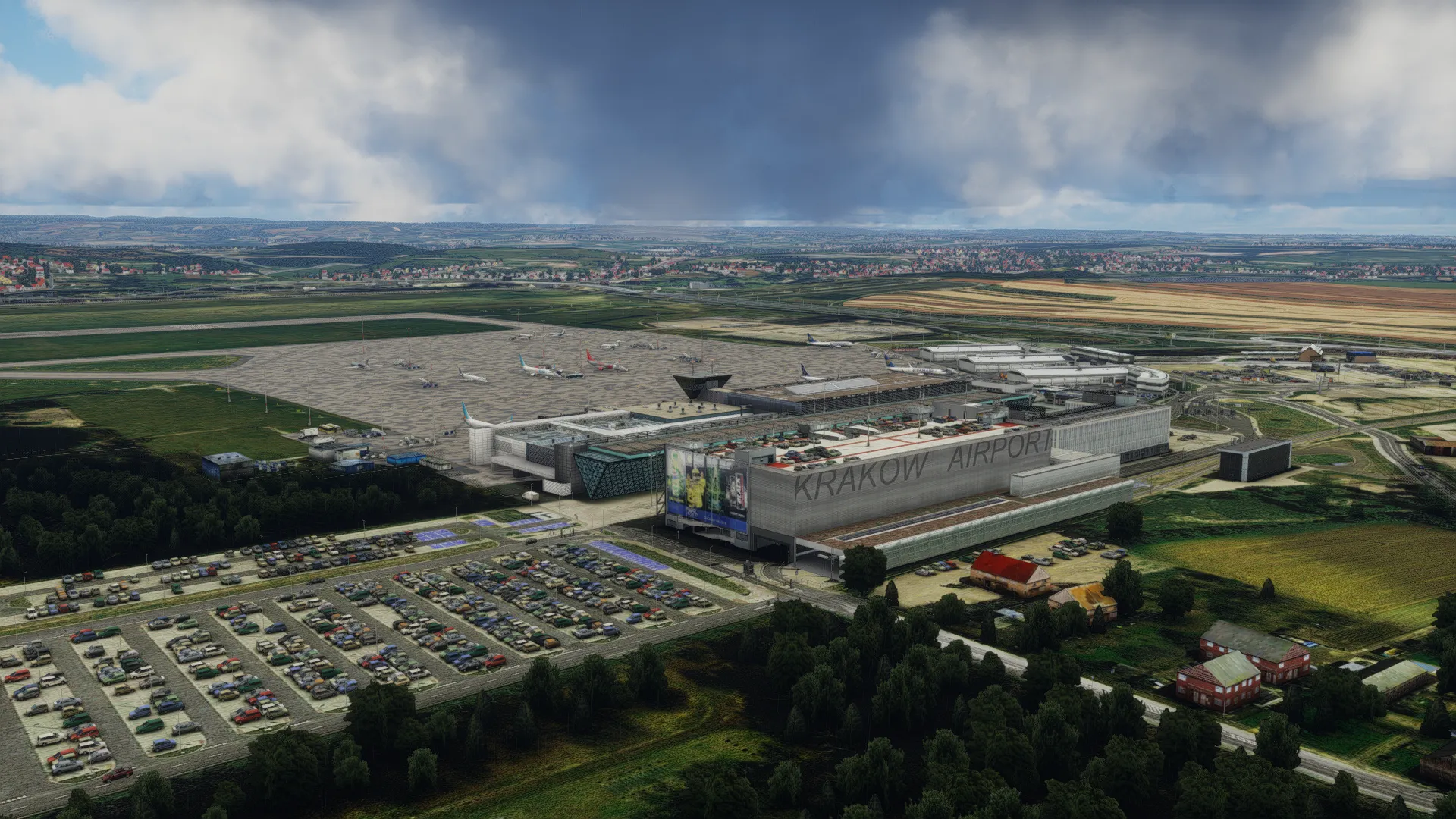 Аэропорт EPKK ( Краков, Польша )