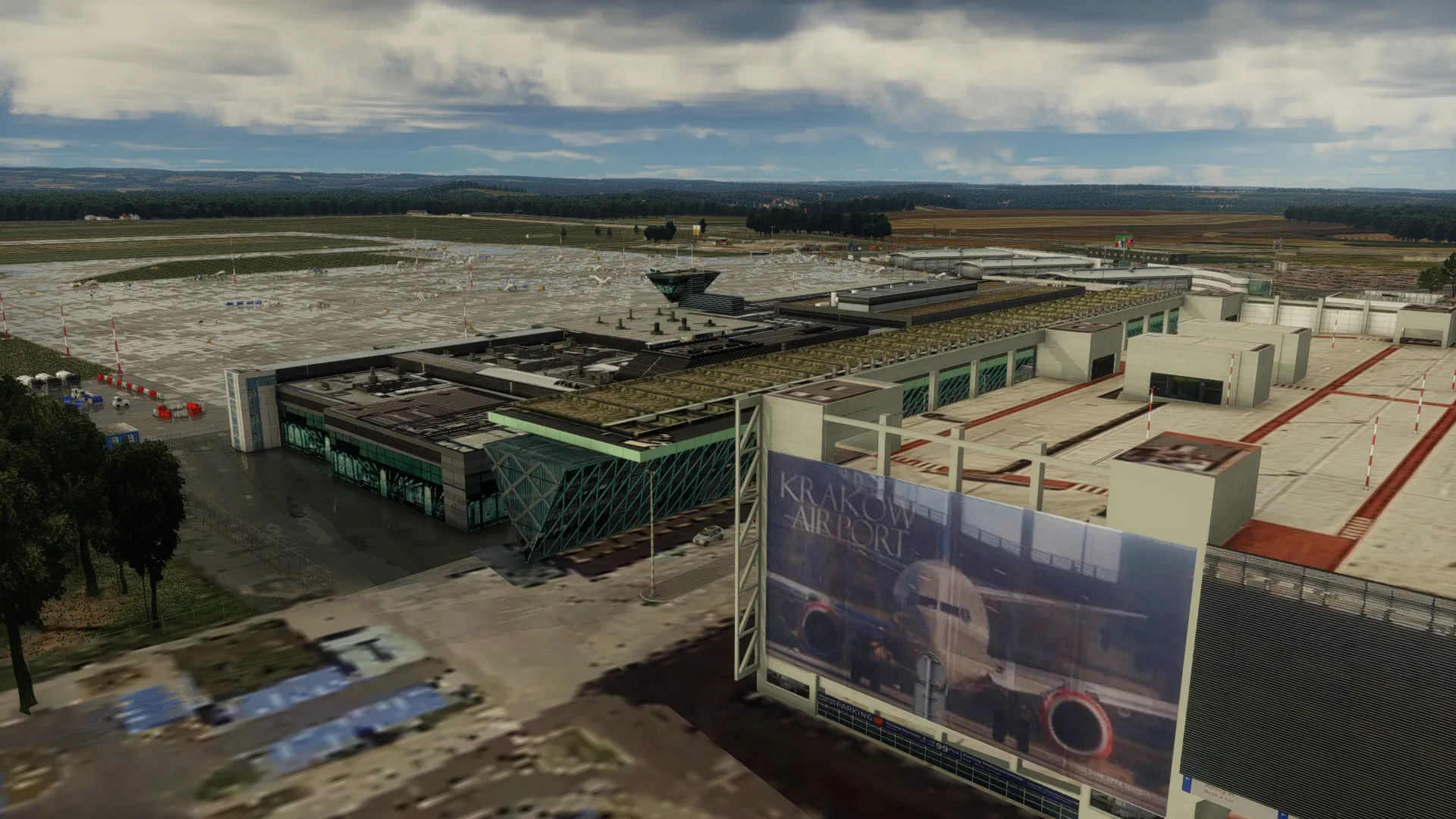 Аэропорт EPKK ( Краков, Польша ) x12
