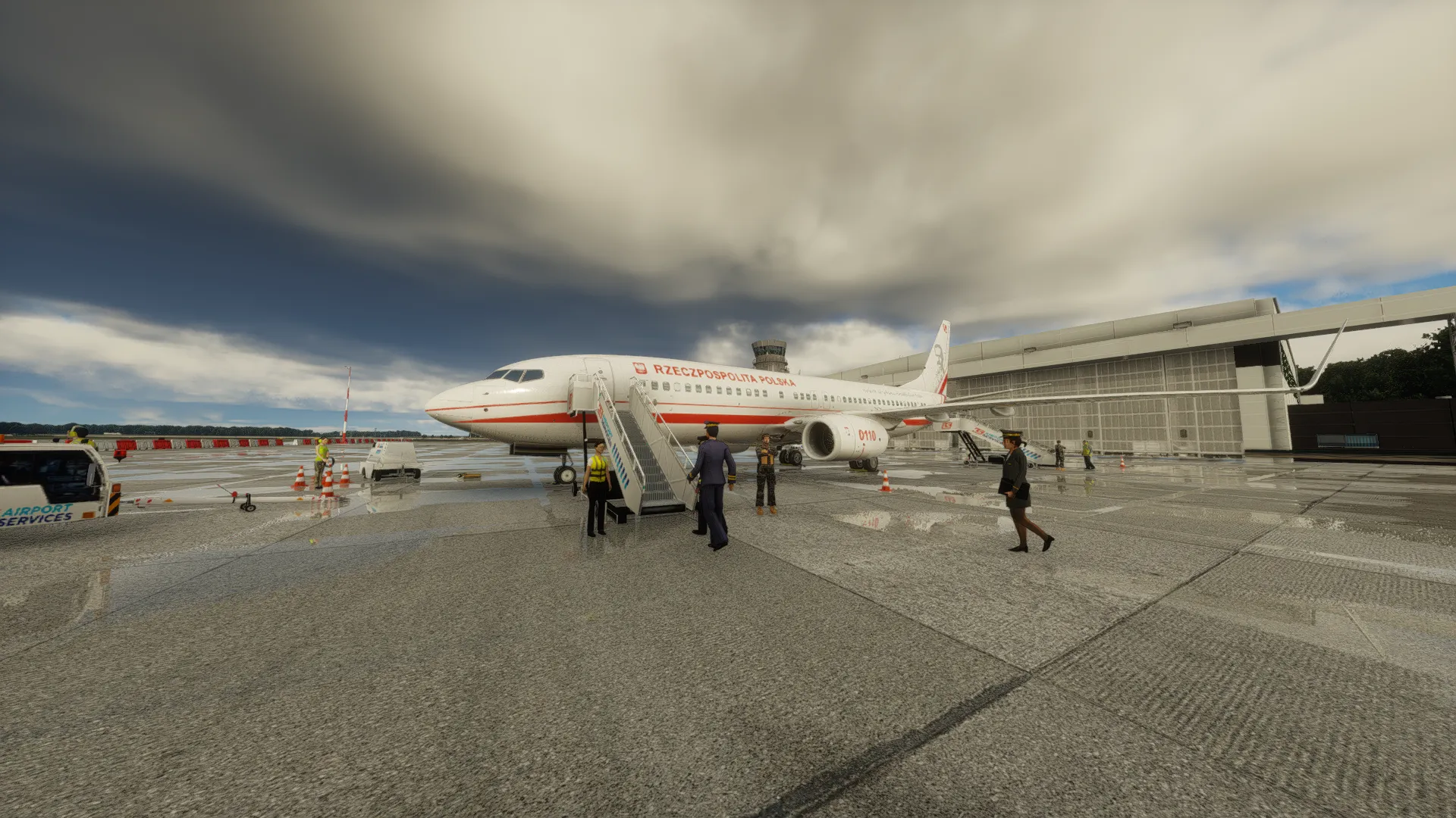 Аэропорт EPKK ( Краков, Польша ) x12