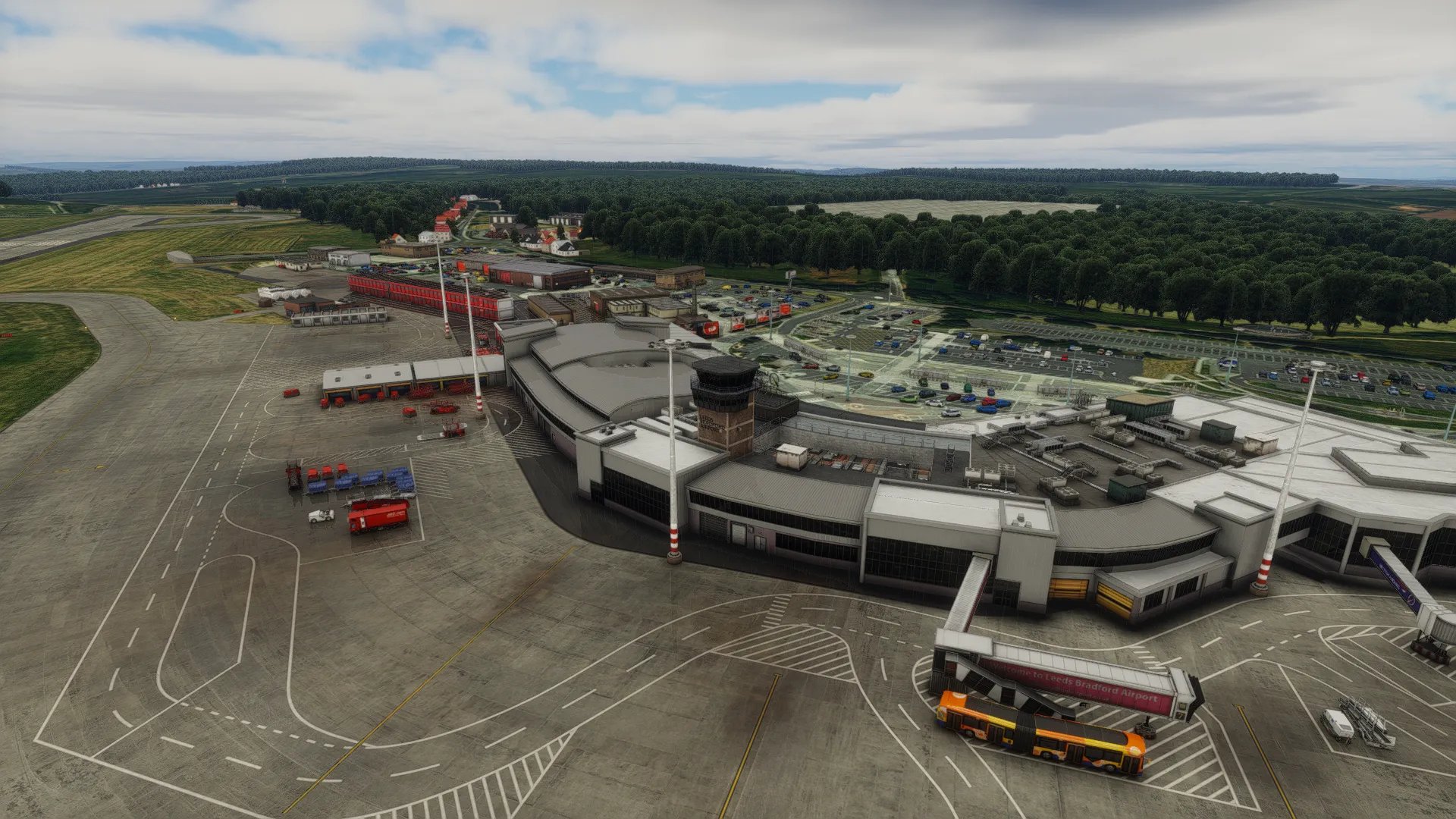 Аэропорт EGNM ( Лидс, Великобритания )