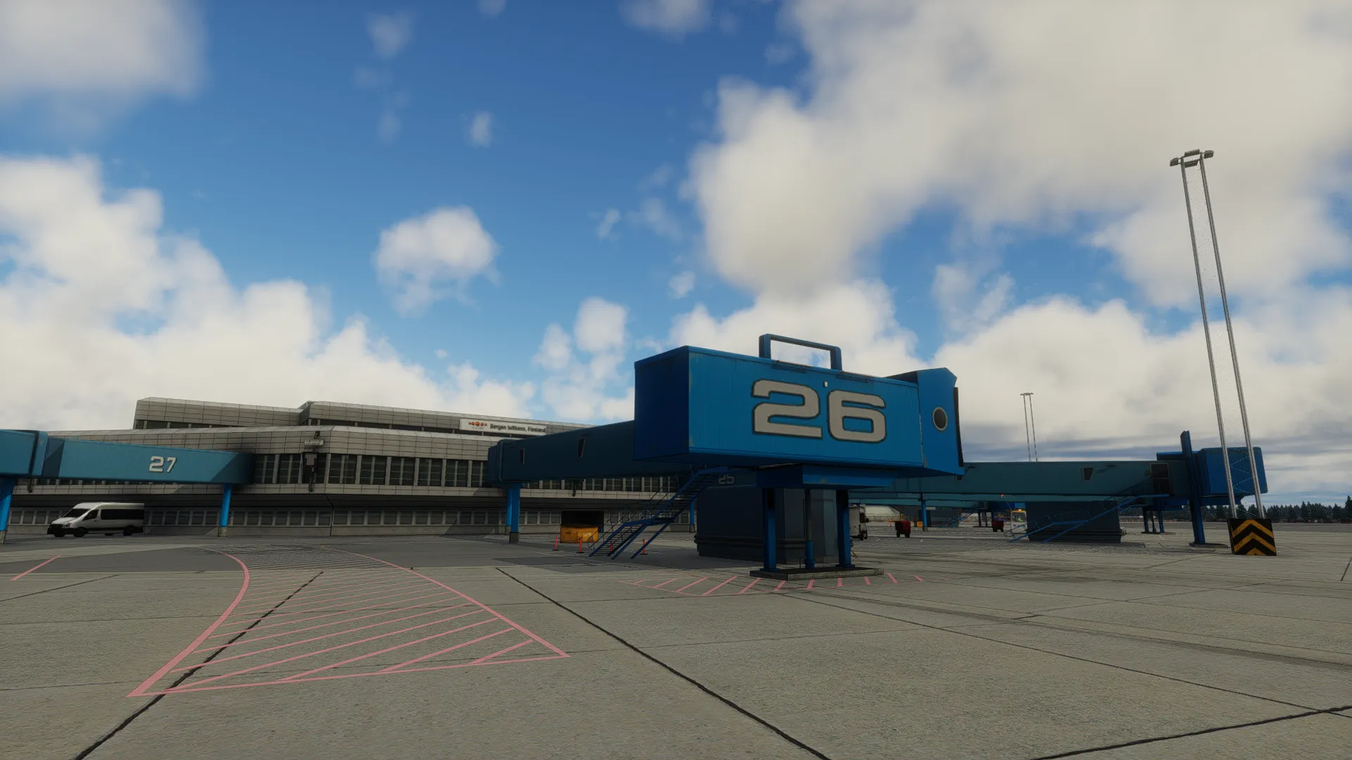 Аэропорт ENBR ( Берген, Норвегия )