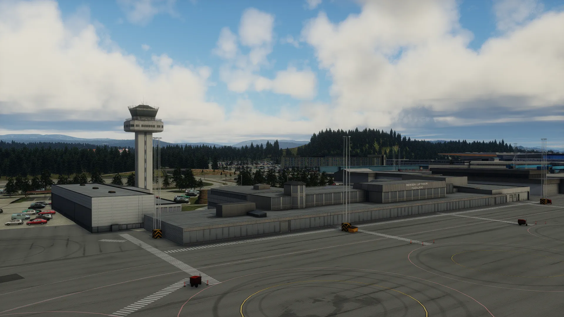 Аэропорт ENBR ( Берген, Норвегия )