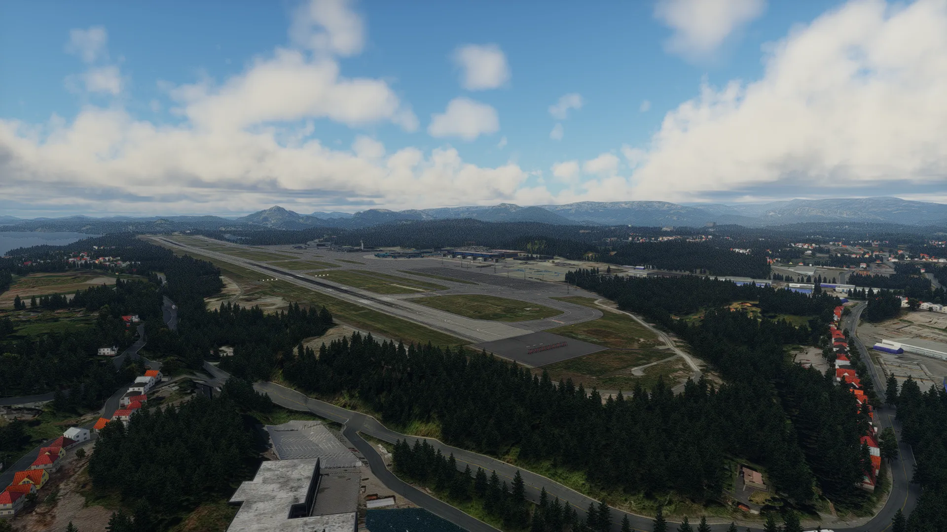 Аэропорт ENBR ( Берген, Норвегия )