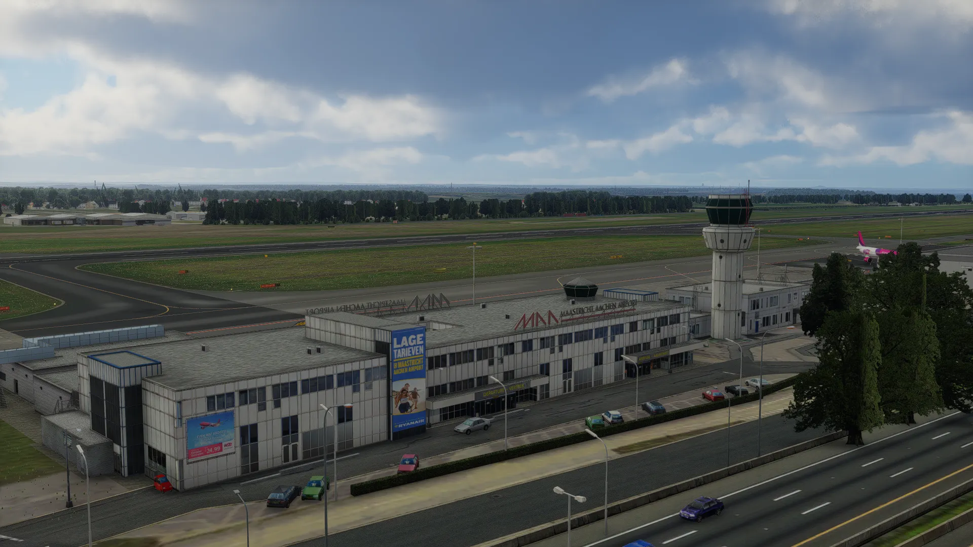 Аэропорт EHBK ( Маастрихт, Нидерланды )