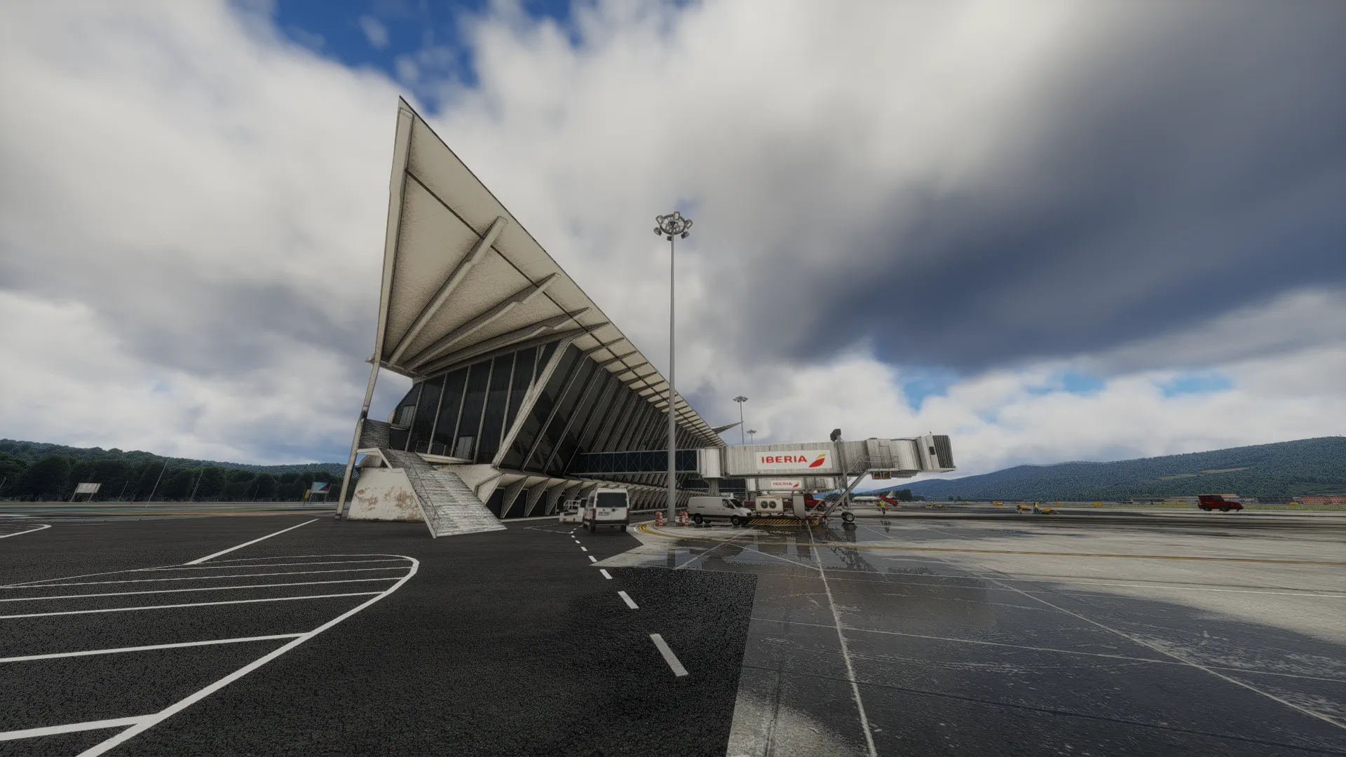 Аэропорт LEBB ( Бильбао, Испания )