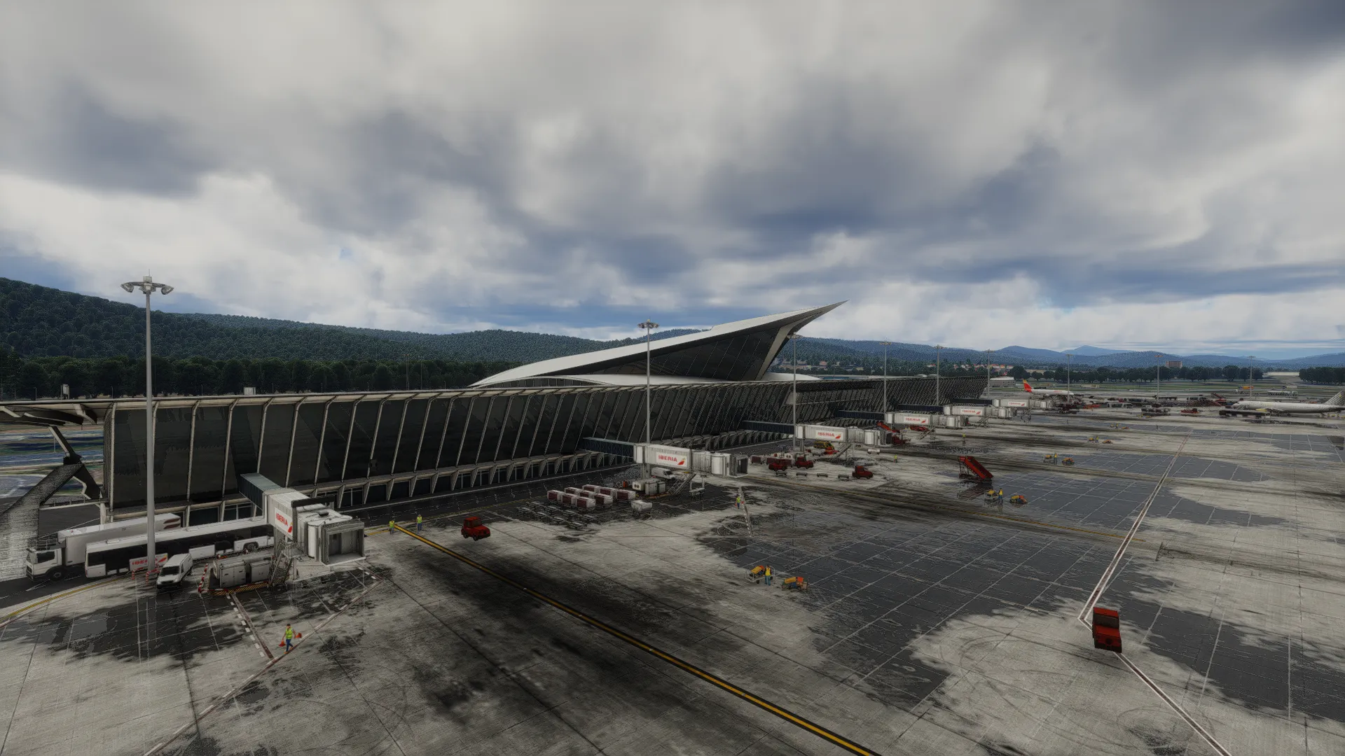 Аэропорт LEBB ( Бильбао, Испания )