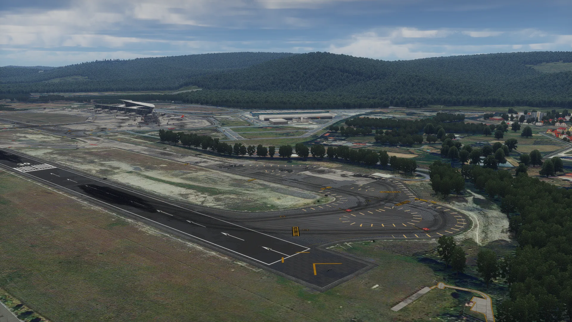 Аэропорт LEBB ( Бильбао, Испания )