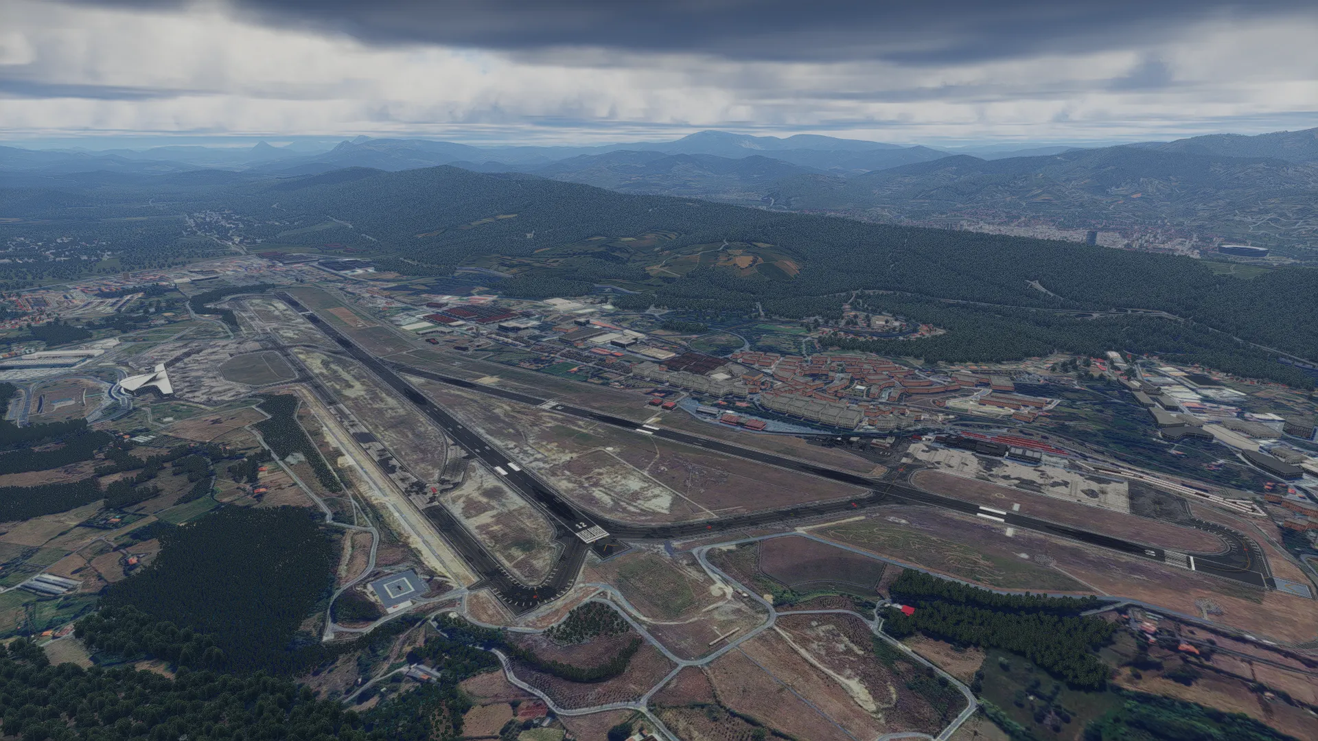 Аэропорт LEBB ( Бильбао, Испания )