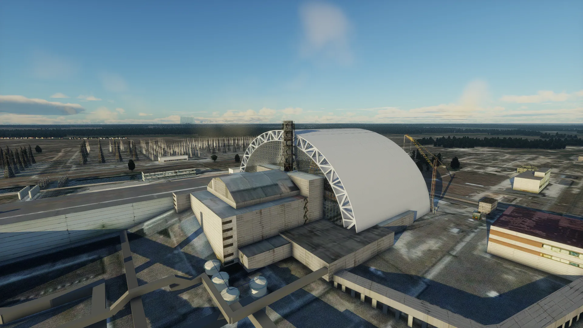 Аэродром UKCH ( Чернобыль, Украина )