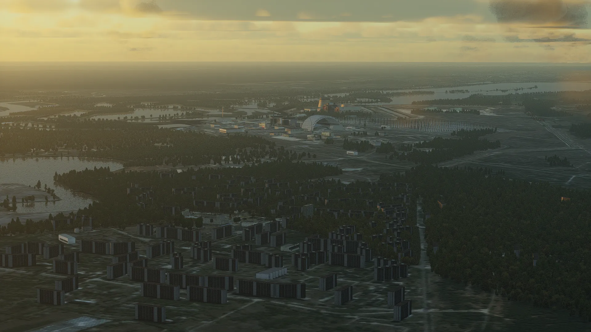 Аэродром UKCH ( Чернобыль, Украина )