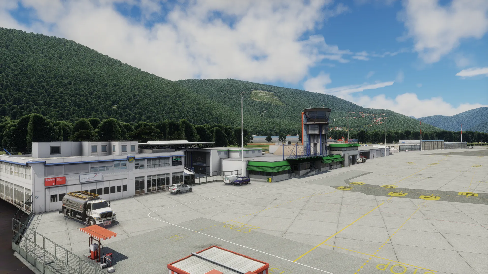 Аэропорт LSZA ( Лугано, Швейцария )