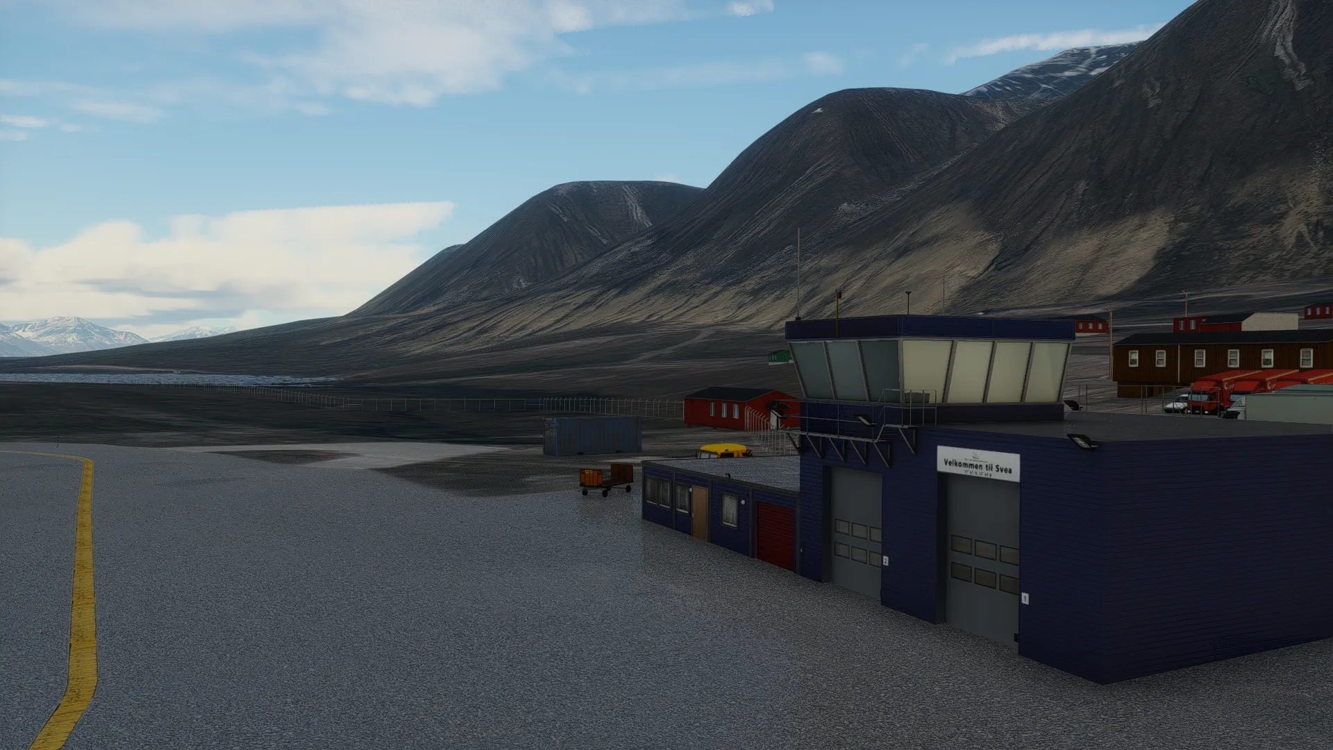 Аэропорт ENSA ( Свеа, Норвегия )