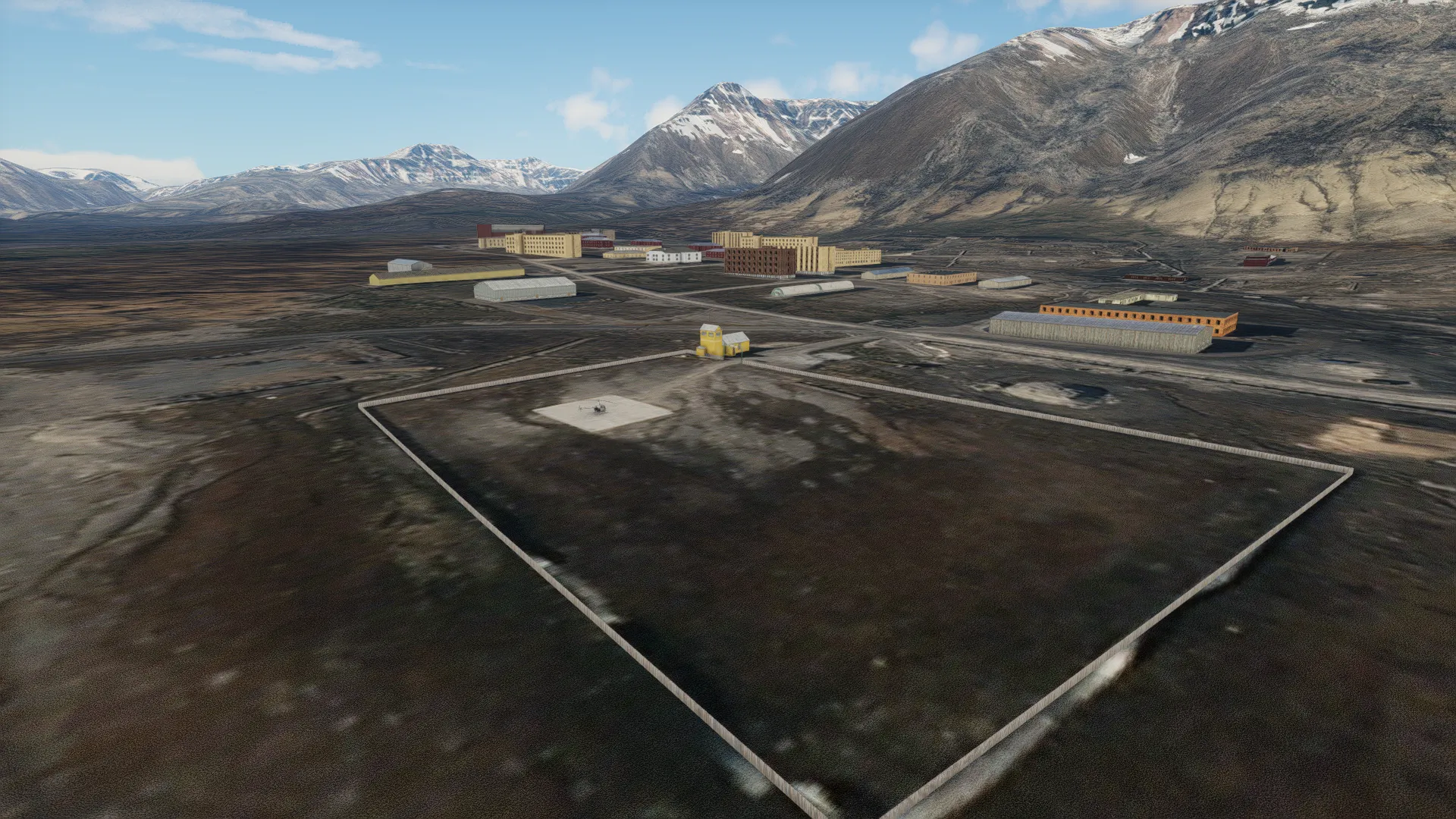 Вертодром ENPY ( Пирамида, Норвегия )