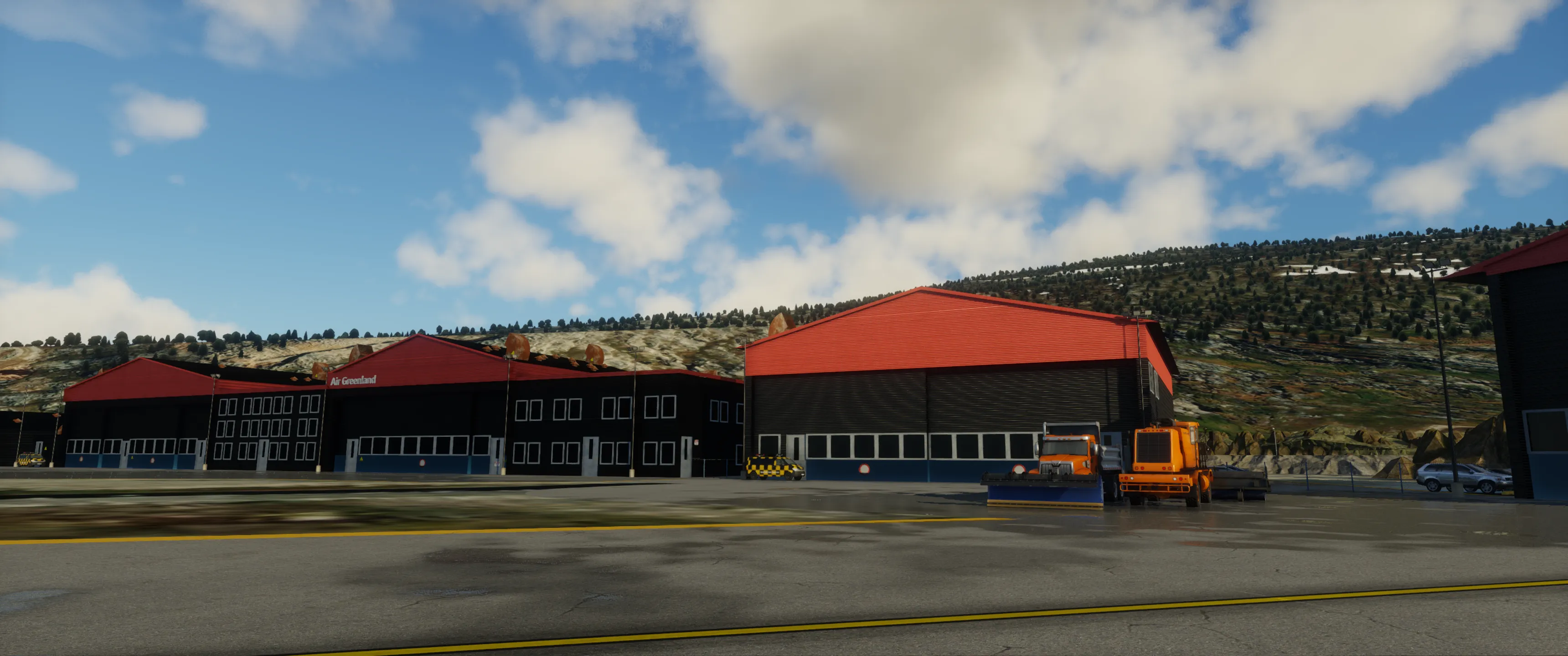 Аэропорт BGGH ( Нуук, Гренландия )