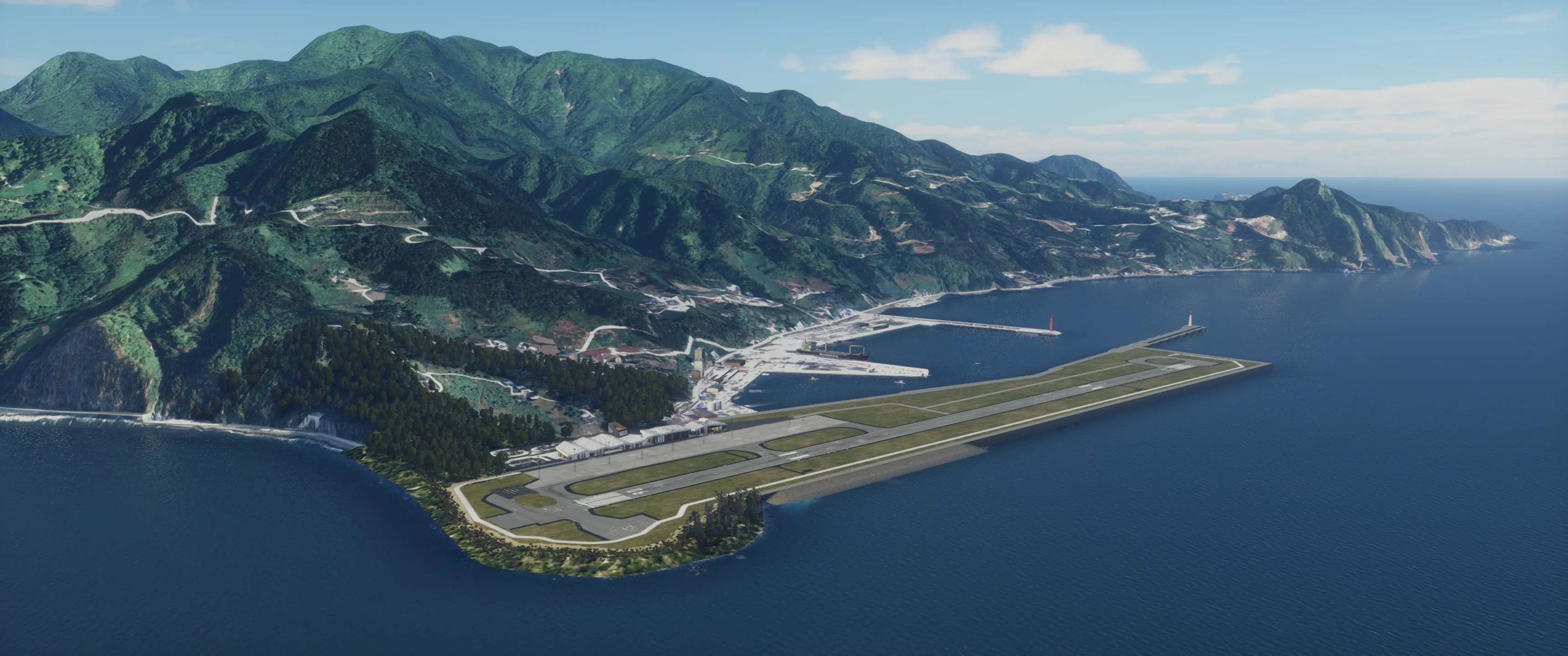 Аэропорт RKNL ( Уллындо, Корея )