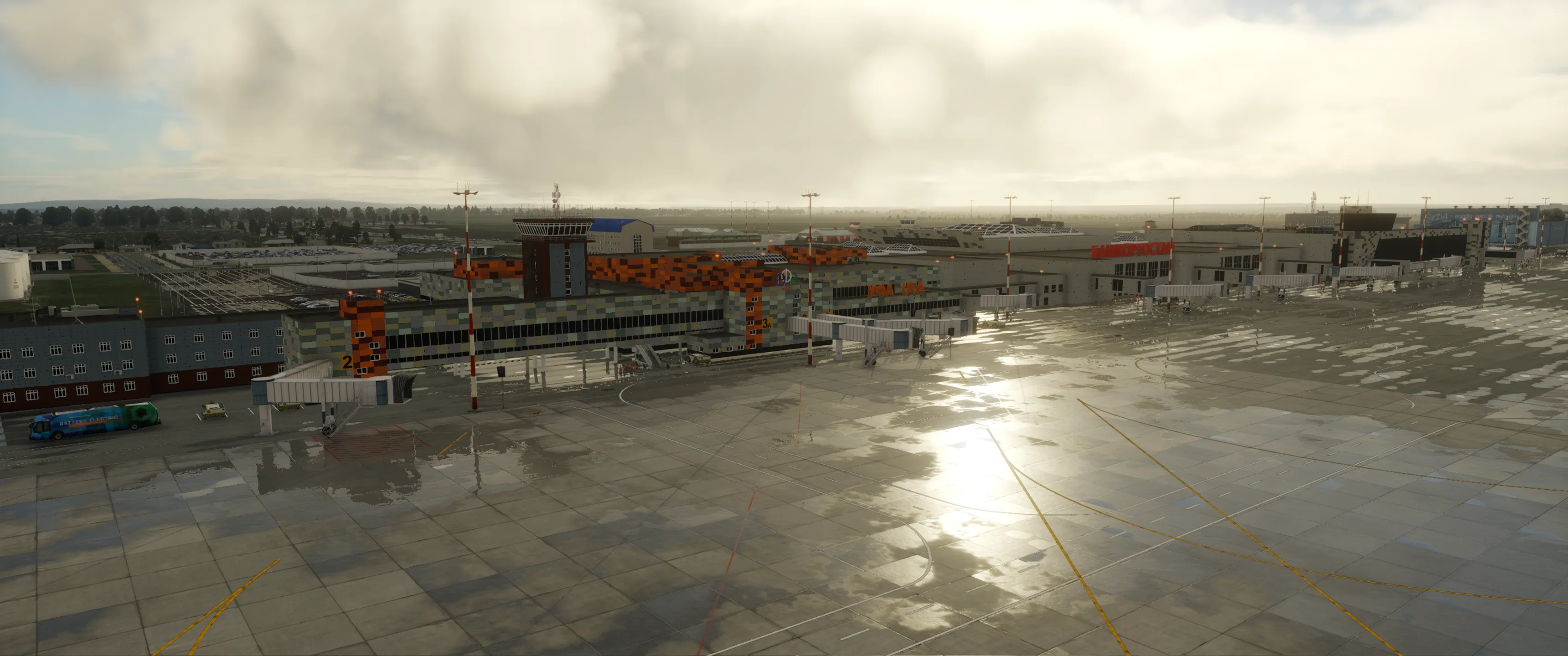 Аэропорт UWUU ( Уфа, Россия )