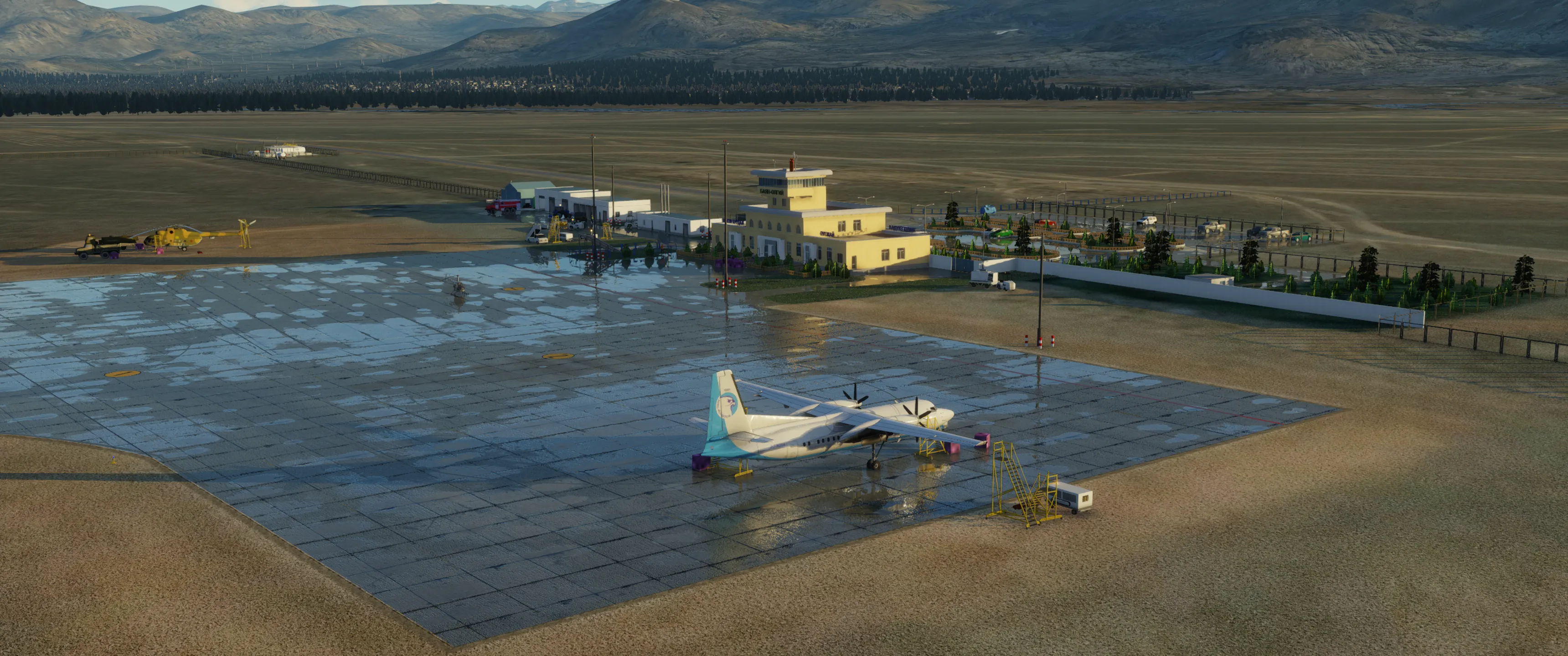 Аэропорт ZMUL ( Улгий, Монголия )