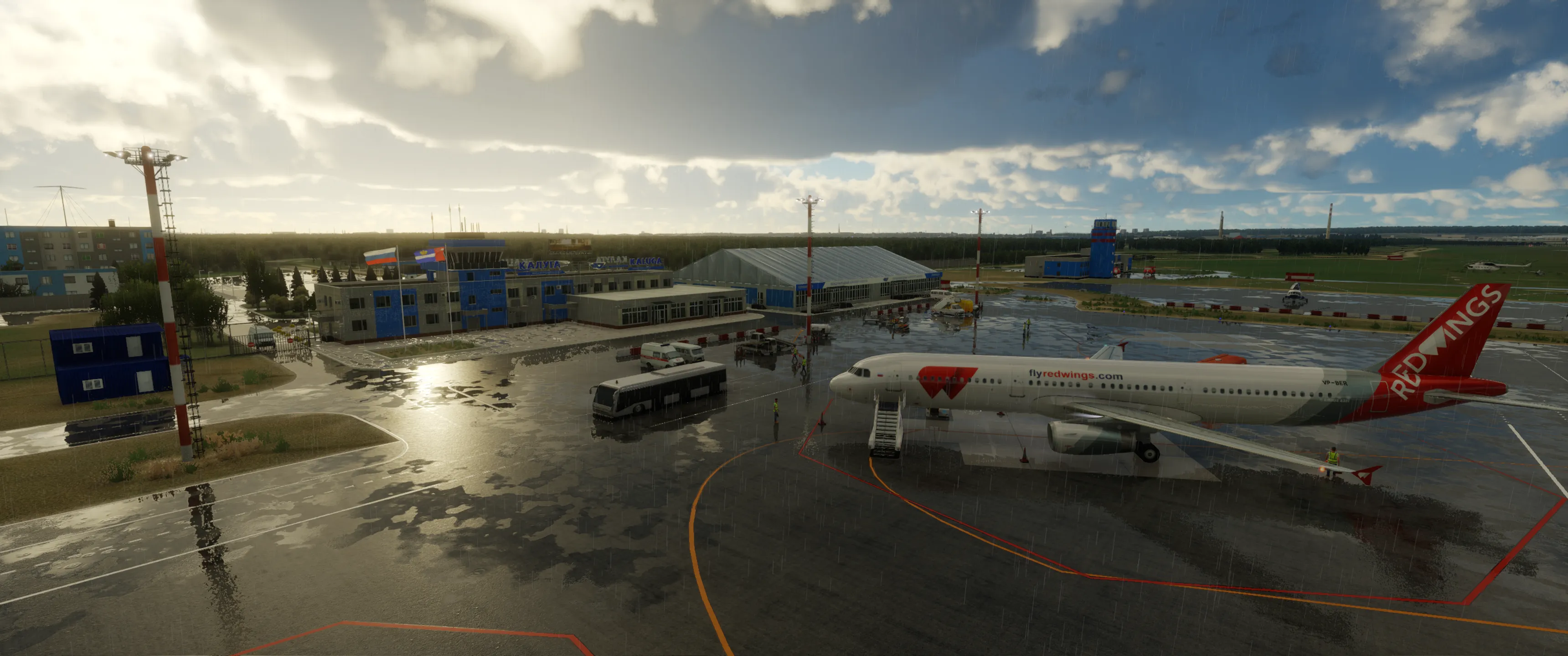 Аэропорт UUBC ( Калуга, Россия )