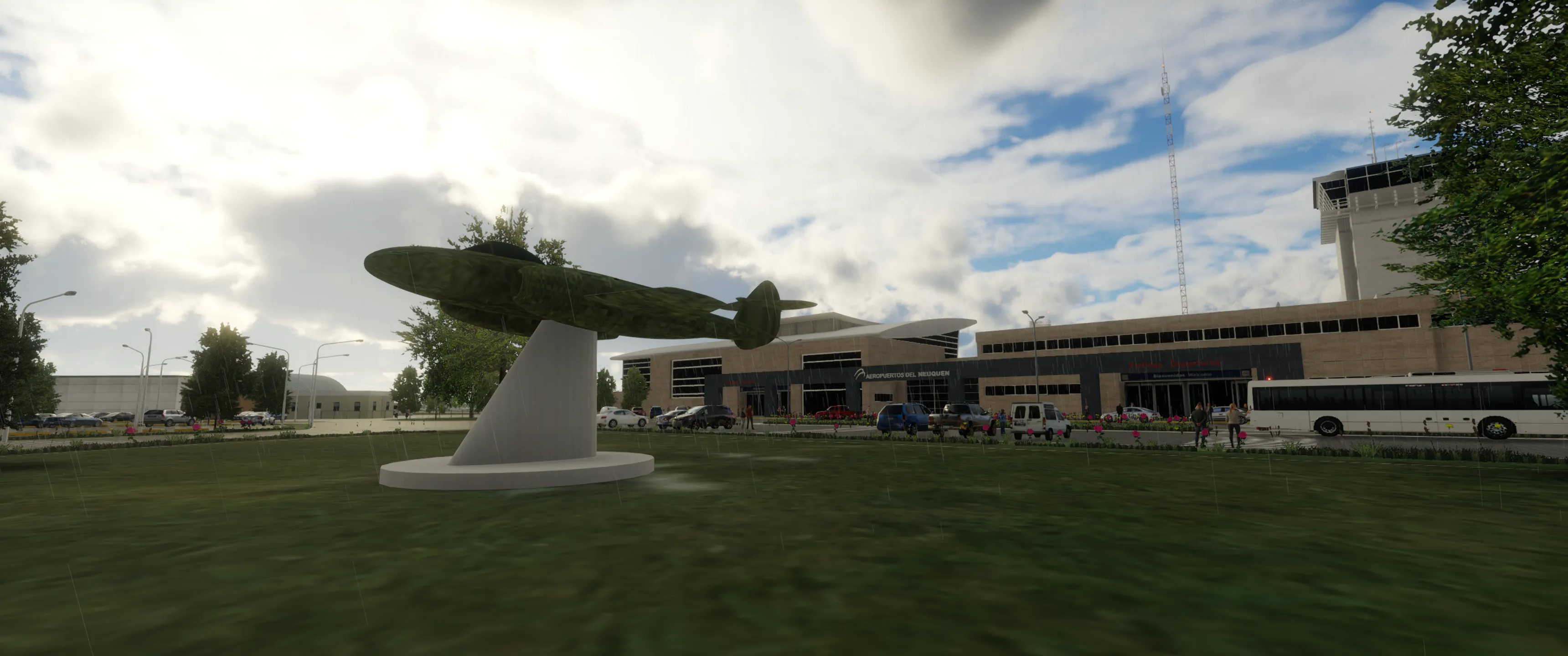 Аэропорт SAZN ( Неукен, Аргентина )