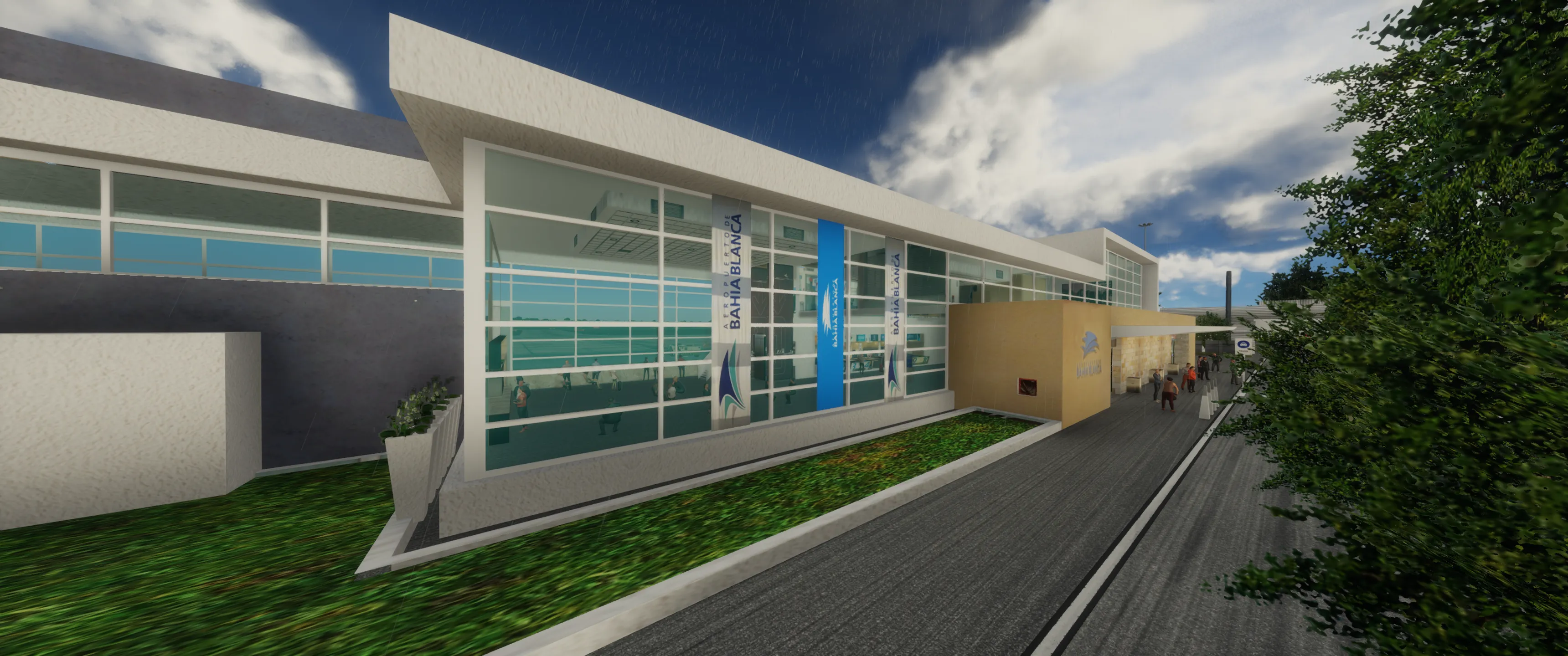 Аэропорт SAZB ( Баия-Бланка, Аргентина )