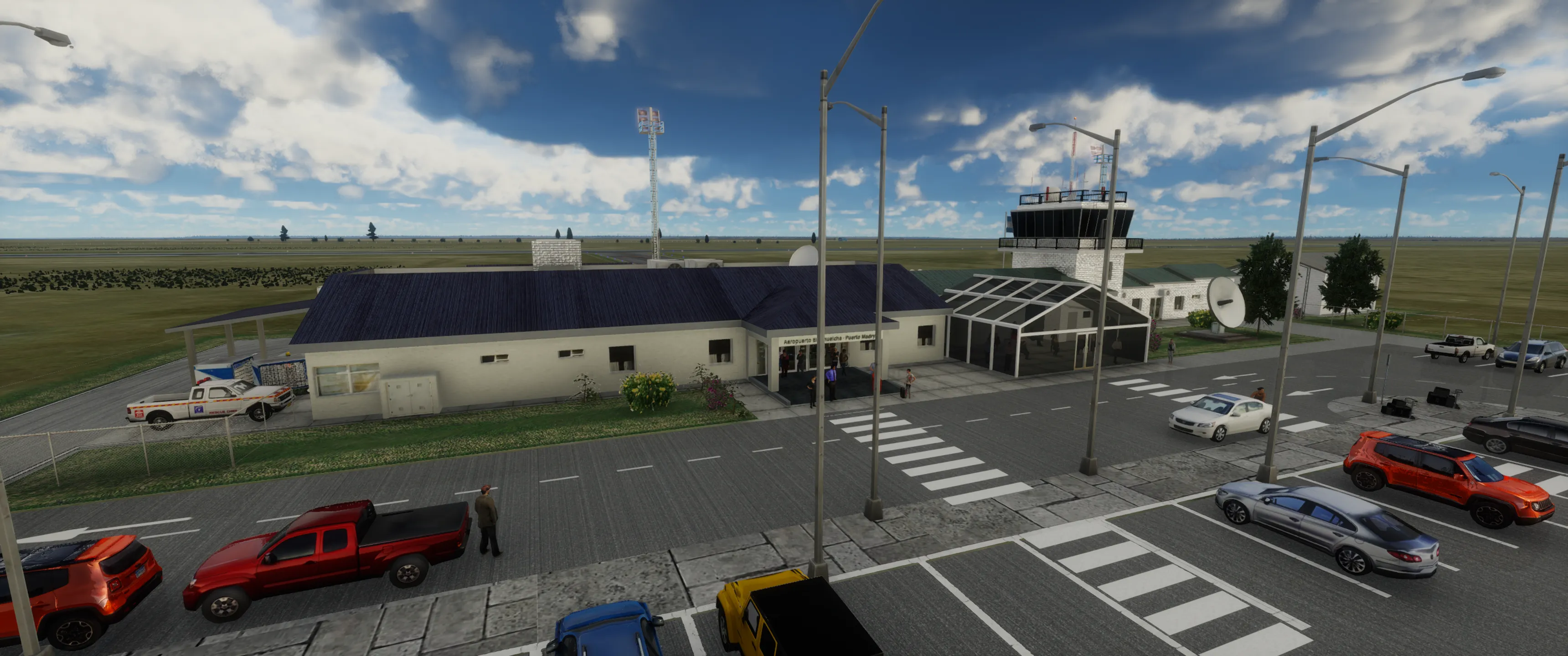 Аэропорт SAVY ( Пуэрто-Мадрина, Аргентина )