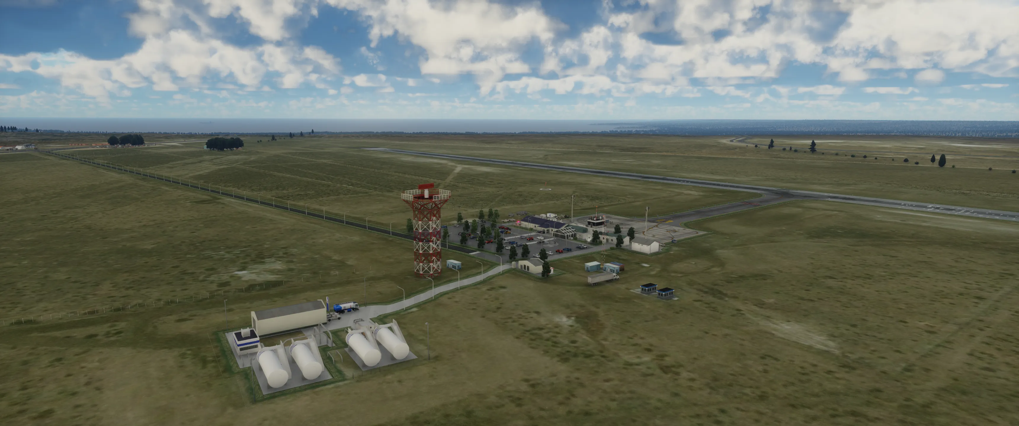 Аэропорт SAVY ( Пуэрто-Мадрина, Аргентина )