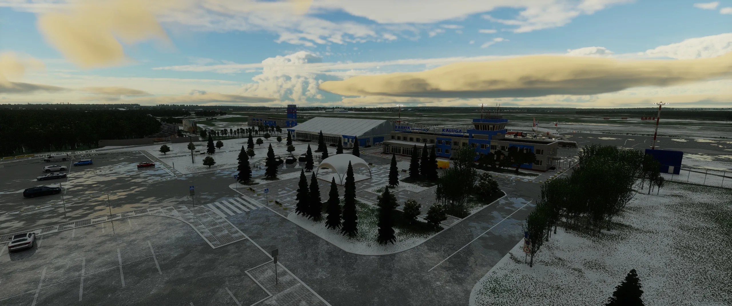 Аэропорт UUBC ( Калуга, Россия )