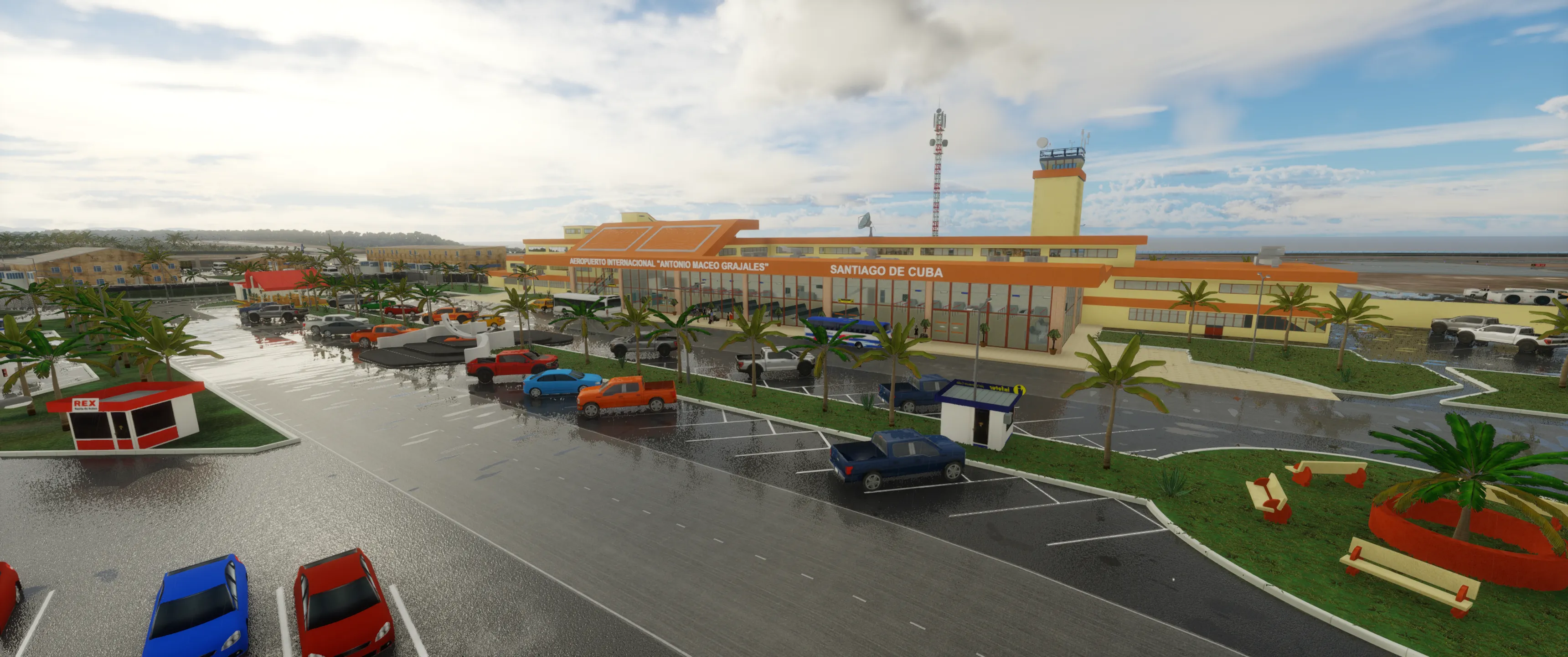 Аэропорт MUCU ( Сантьяго-де-Куба, Куба )