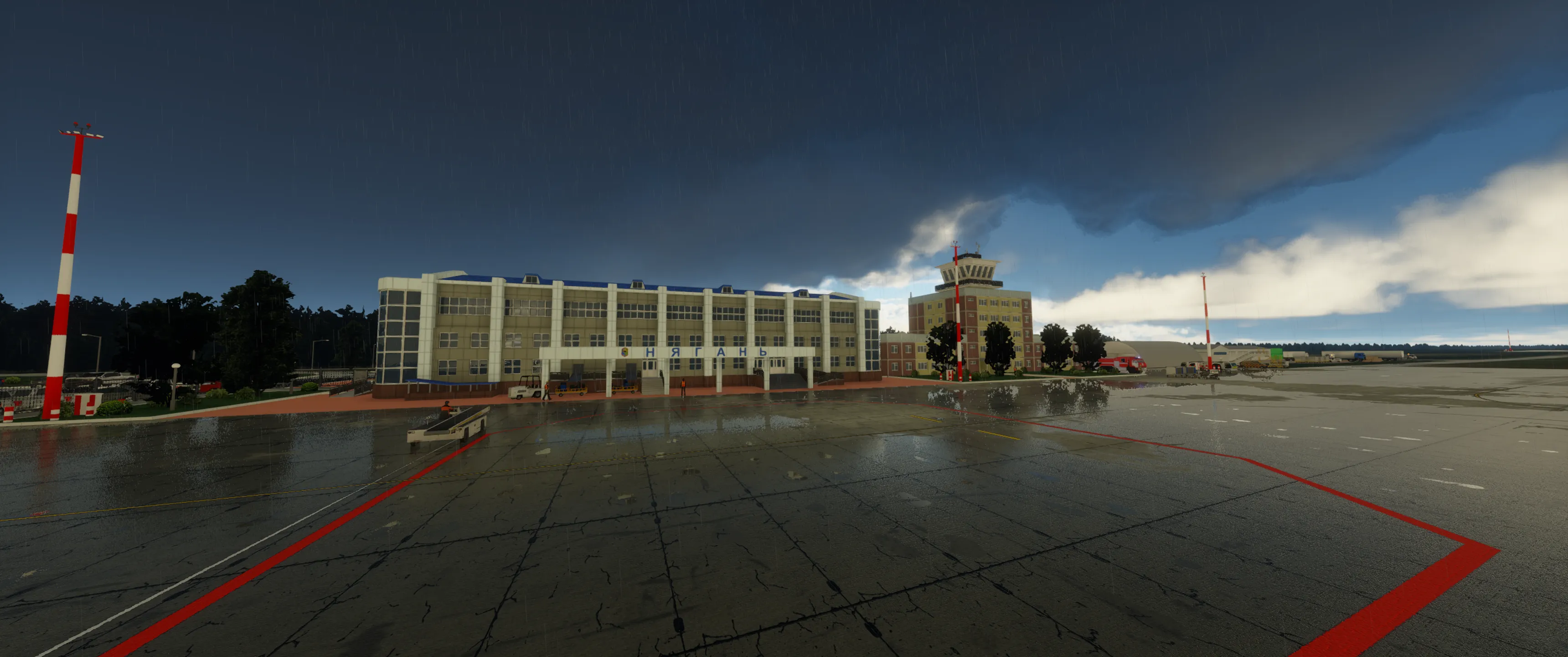 Аэропорт USHN ( Нягань, Россия )