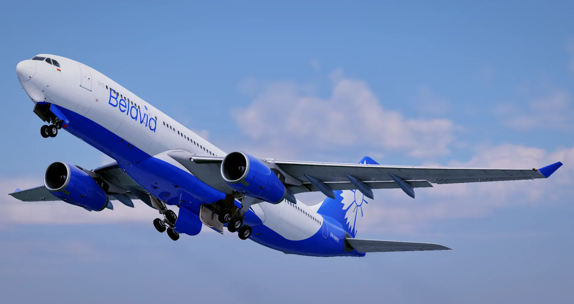Ливрея авиакомпании "Belavia" на X-Works Airbus A330-200