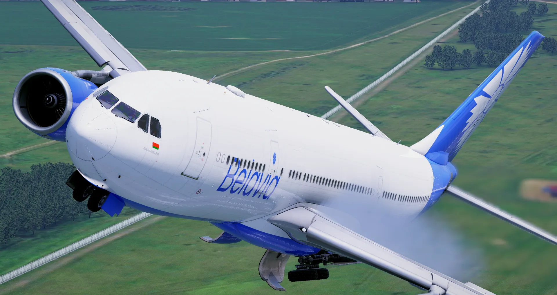 Ливрея авиакомпании "Belavia" на X-Works Airbus A330-200