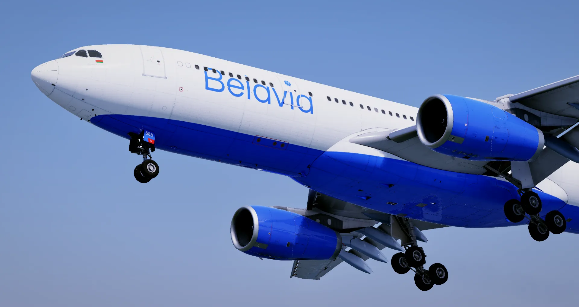 Ливрея авиакомпании "Belavia" на X-Works Airbus A330-200