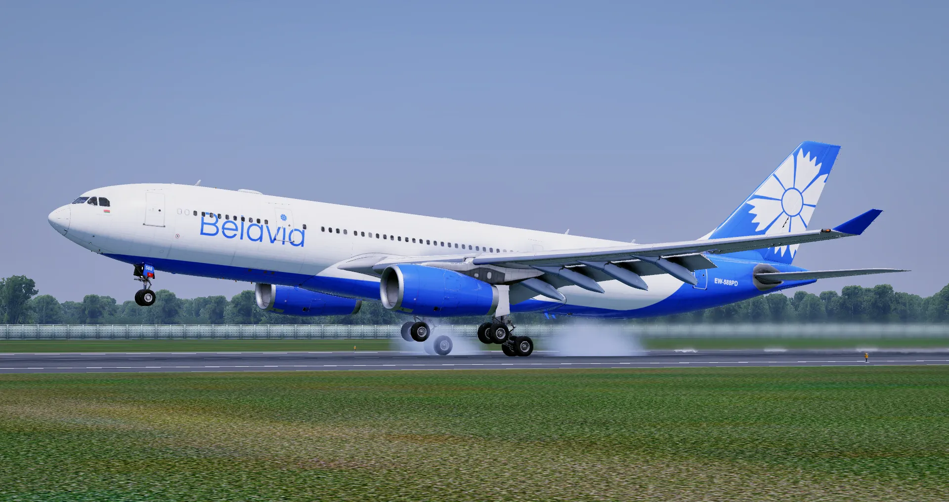 Ливрея авиакомпании "Belavia" на X-Works Airbus A330-200