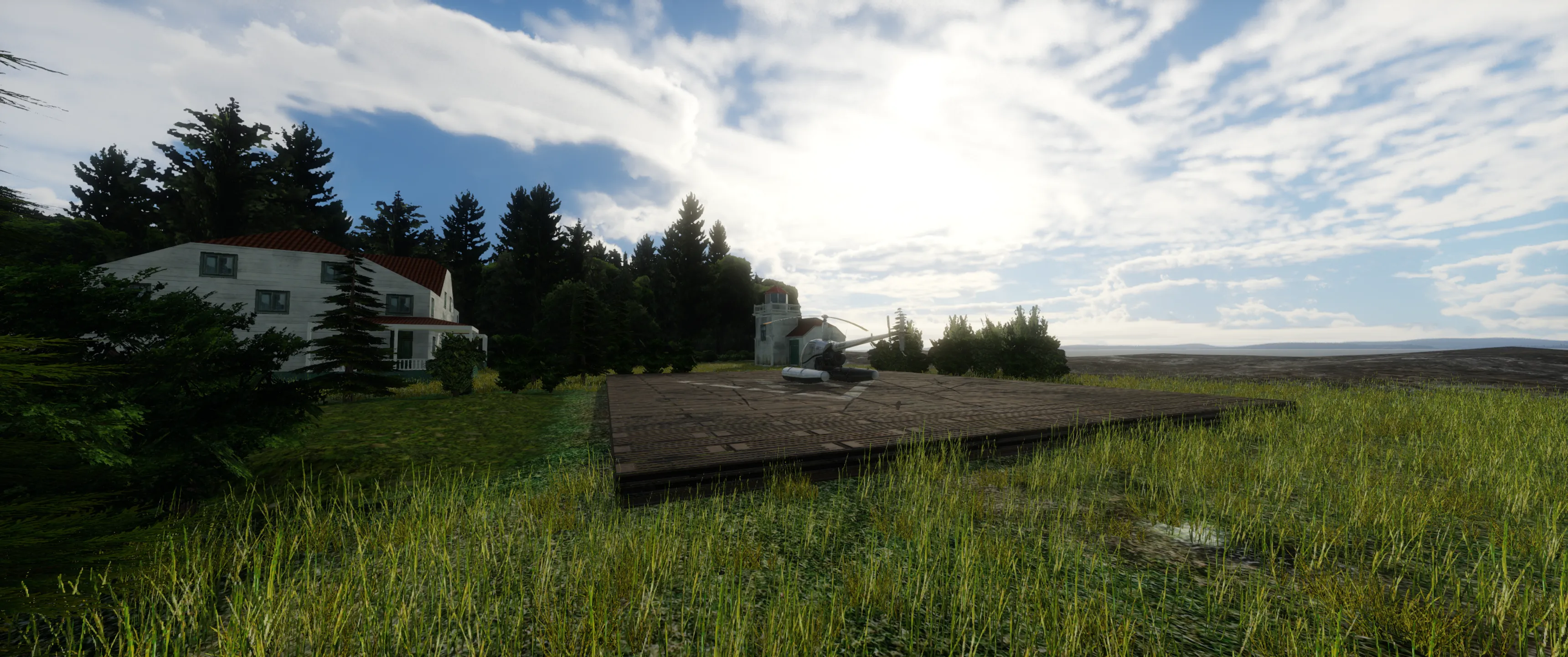 Аэродром ALBU ( о. Аллан, США )