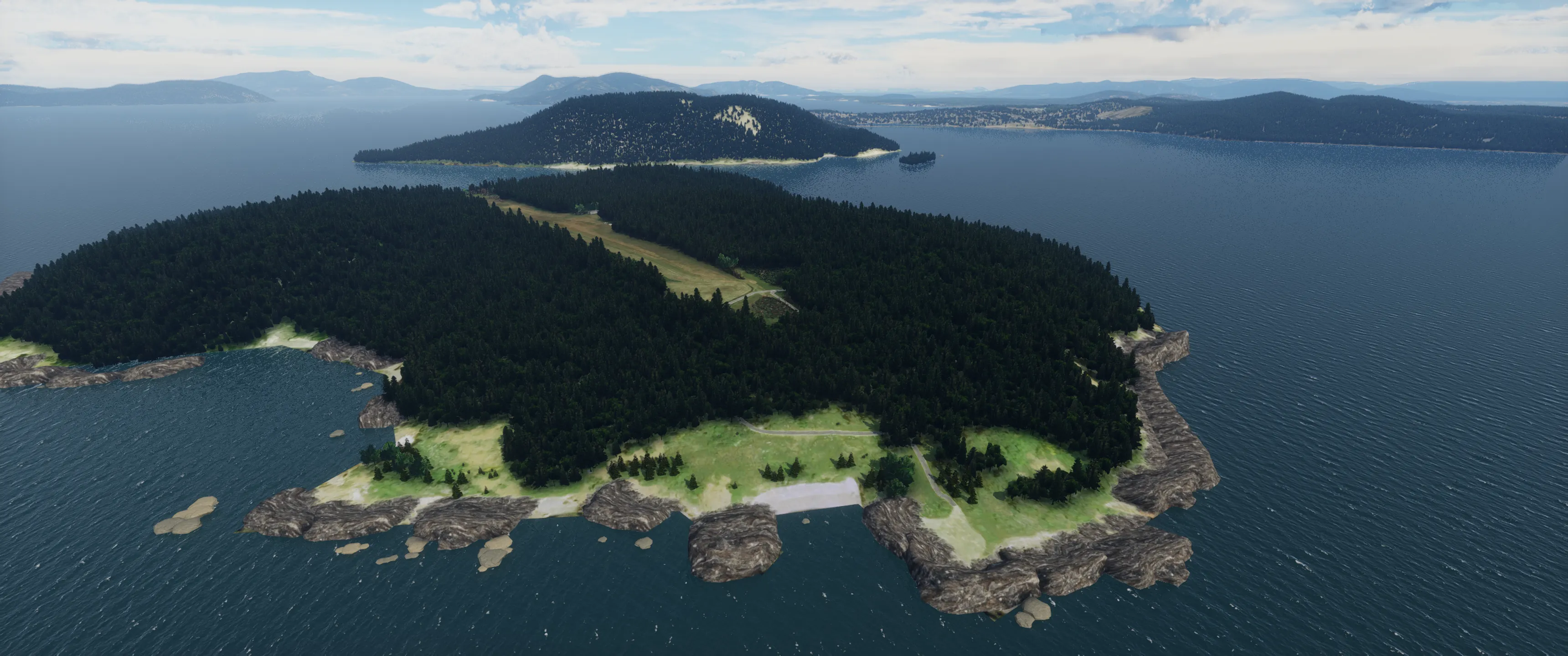 Аэродром ALBU ( о. Аллан, США )