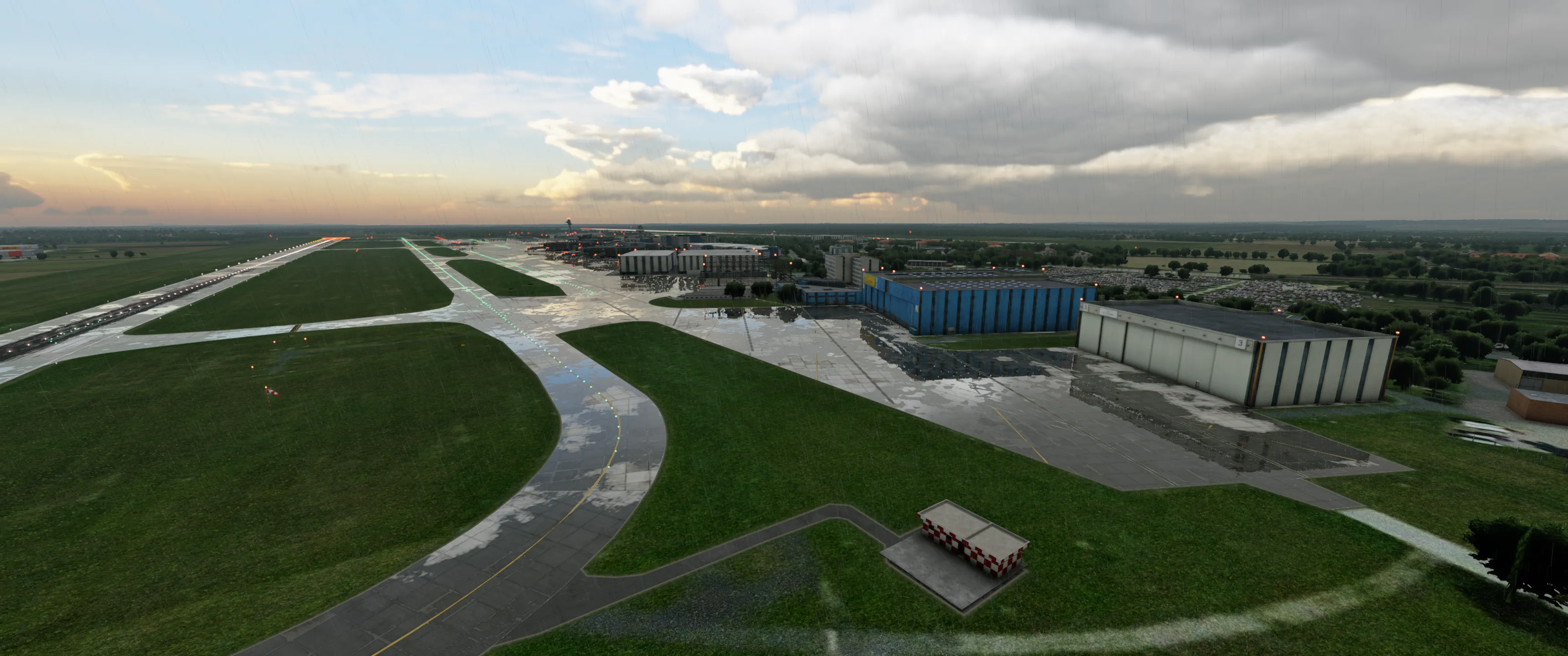 Аэропорт EDDV ( Ганновер, Германия )