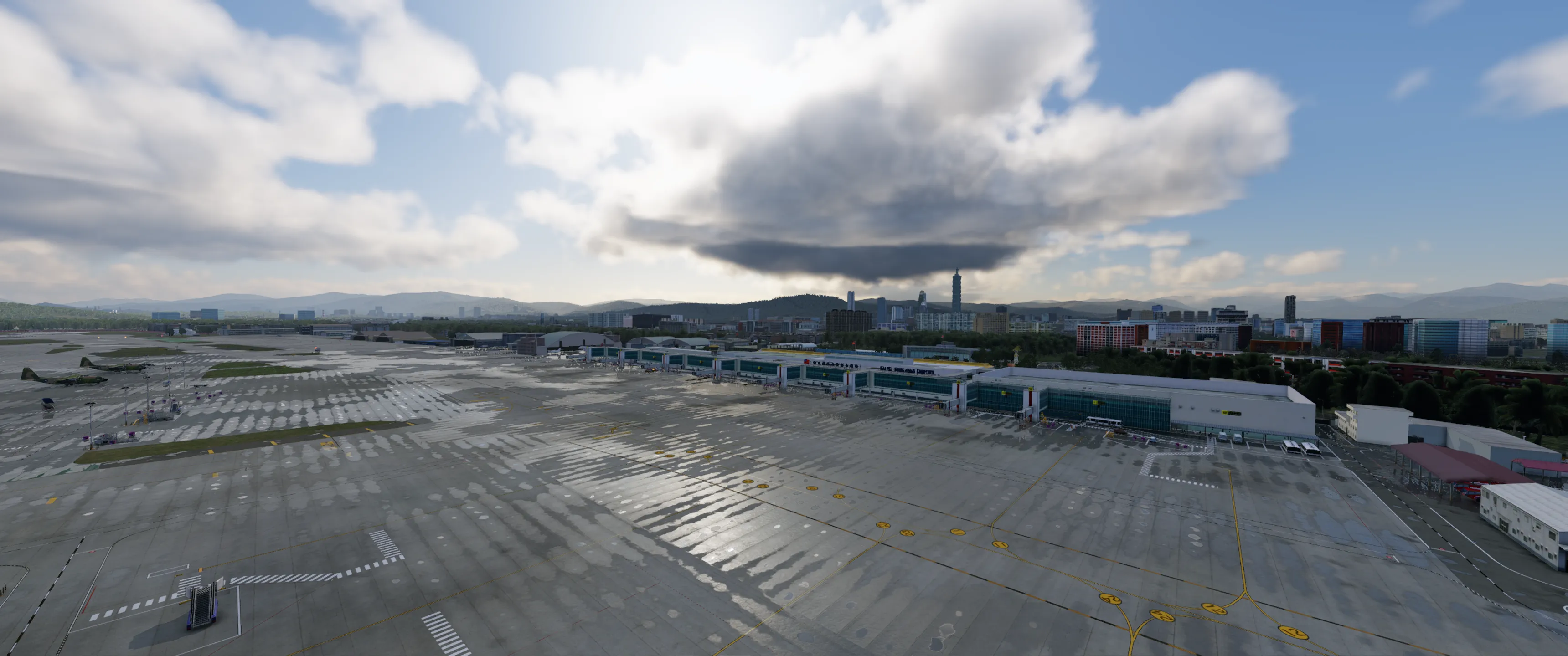 Аэропорт RCSS ( Тайбэй, Тайвань )