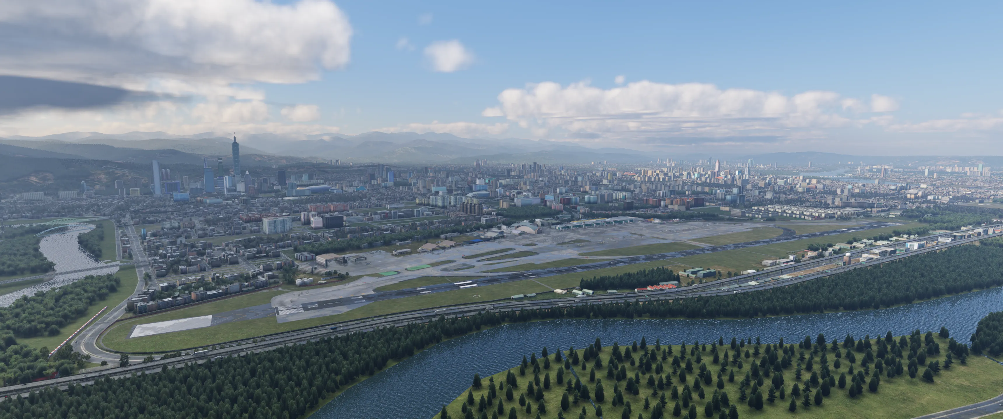 Аэропорт RCSS ( Тайбэй, Тайвань )