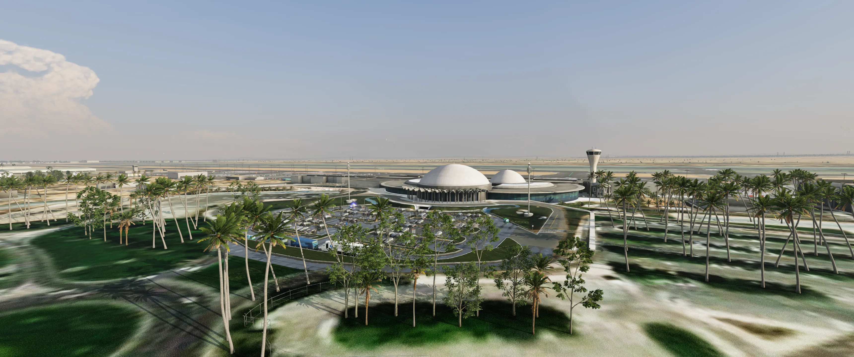 Аэропорт OMSJ ( Шарджа, ОАЭ )