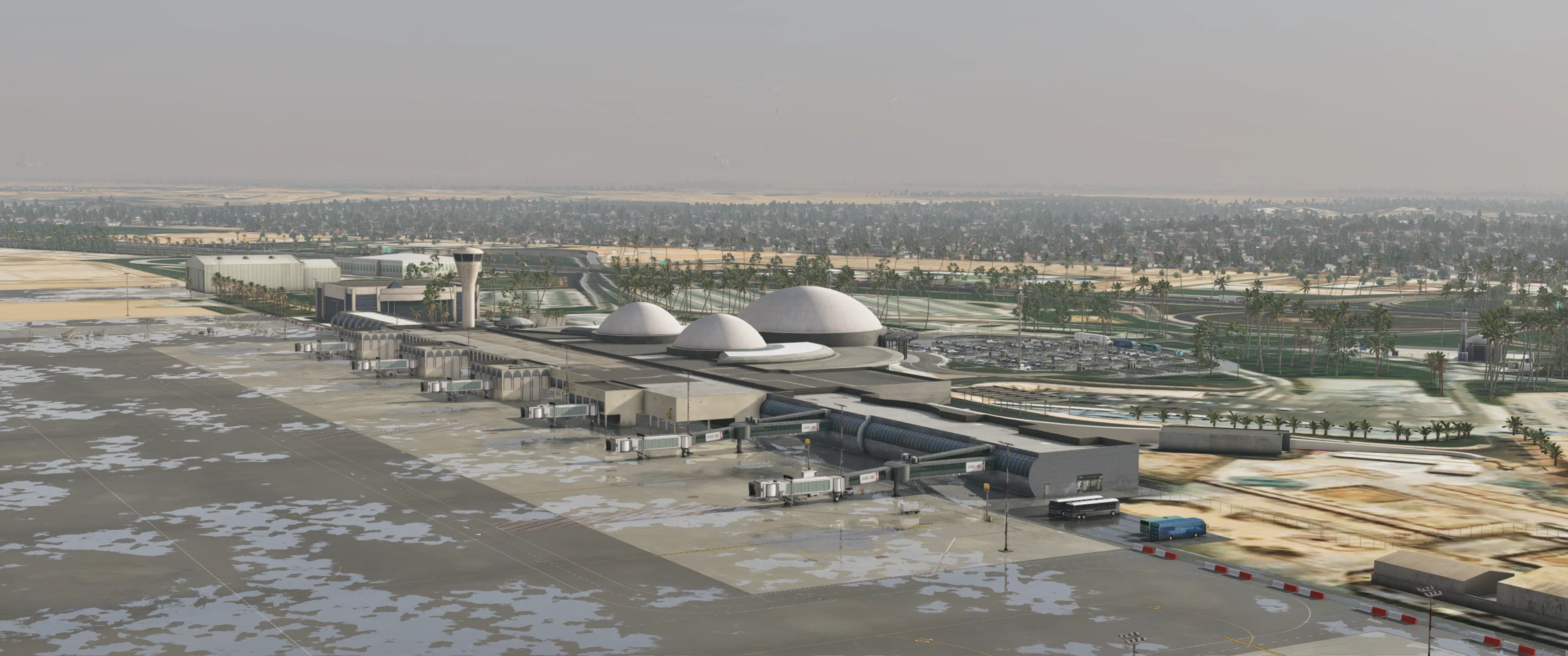 Аэропорт OMSJ ( Шарджа, ОАЭ )