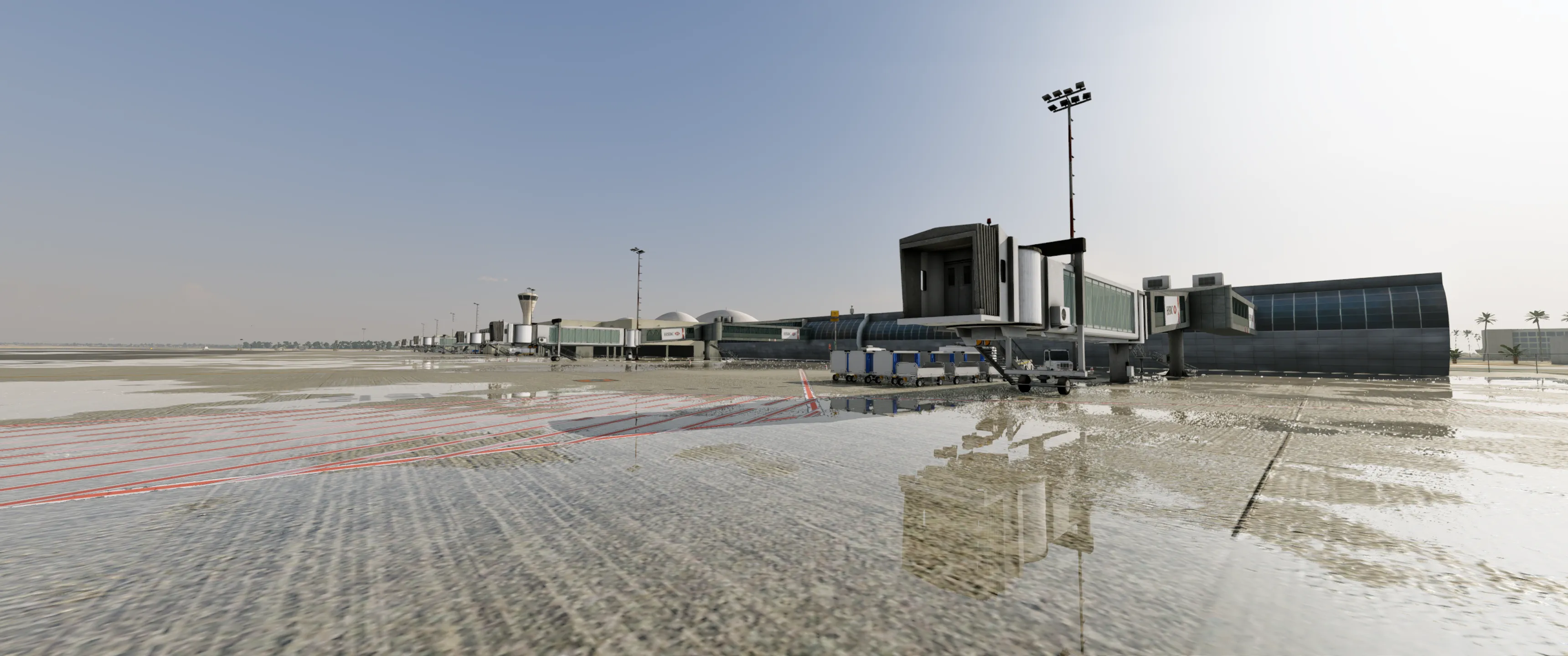 Аэропорт OMSJ ( Шарджа, ОАЭ )